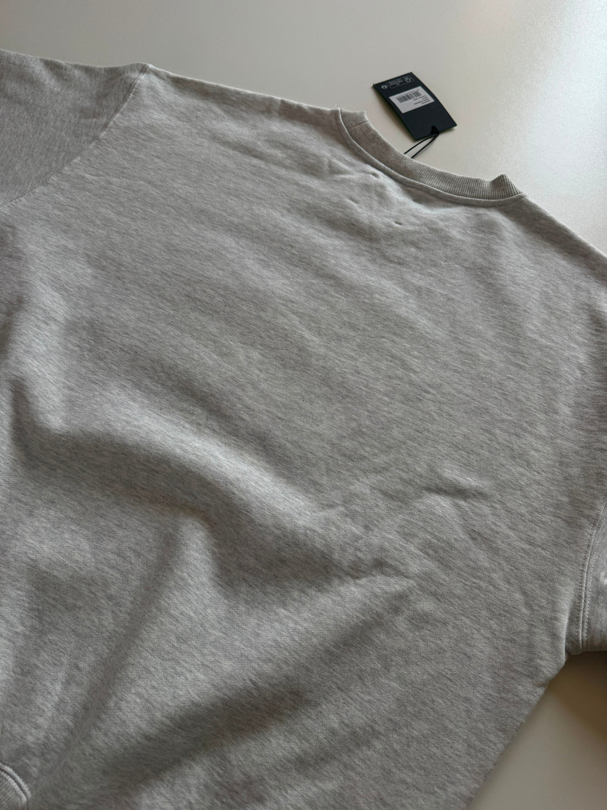 New Amsterdam Surf Association  Varsity Crewneck – Grey Marl