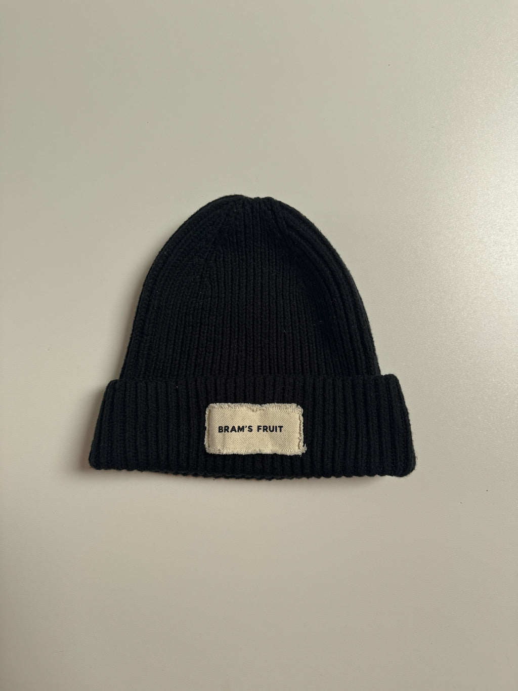 Brams Fruit – Beanie Distressed Label – Black