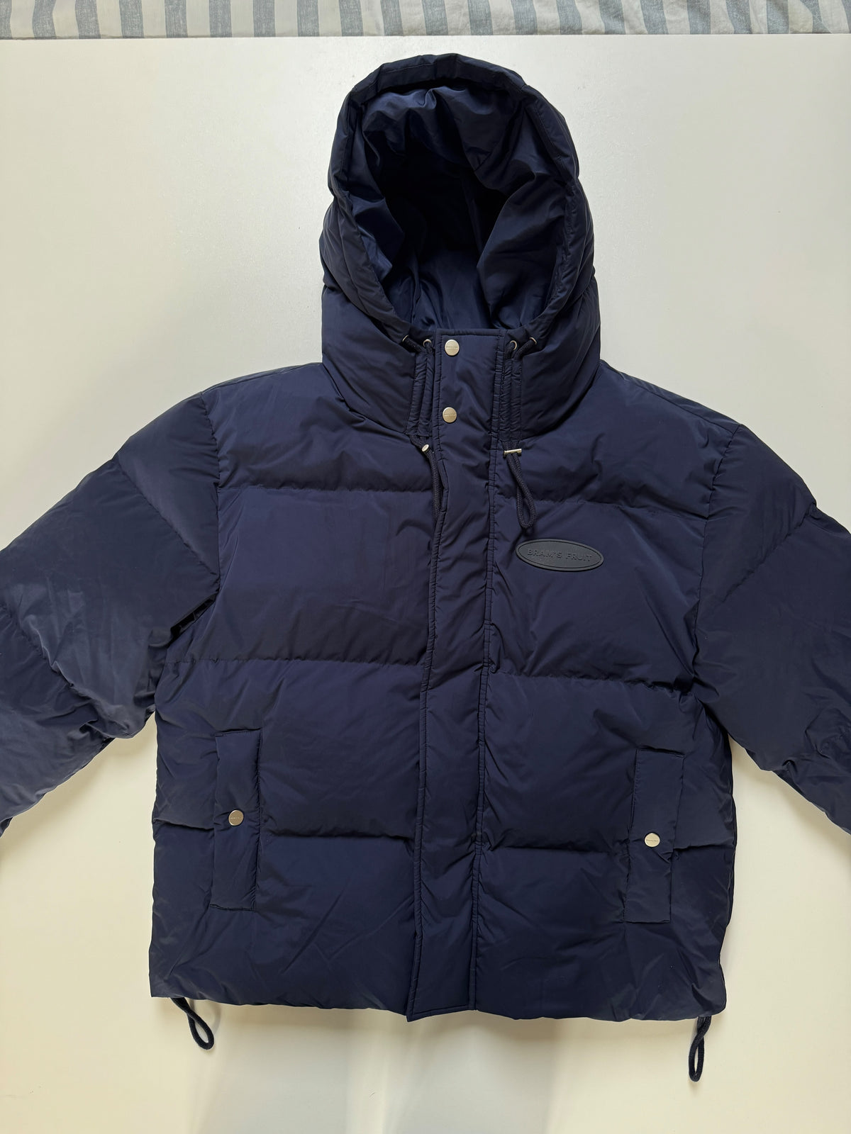 Brams Fruit – Hooded Puffer Jacket – Navy