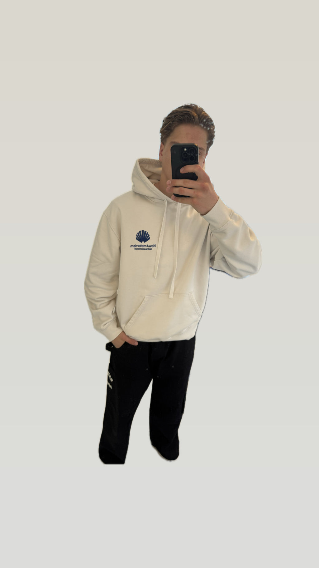 New Amsterdam Surf Association Logo Hoodie M