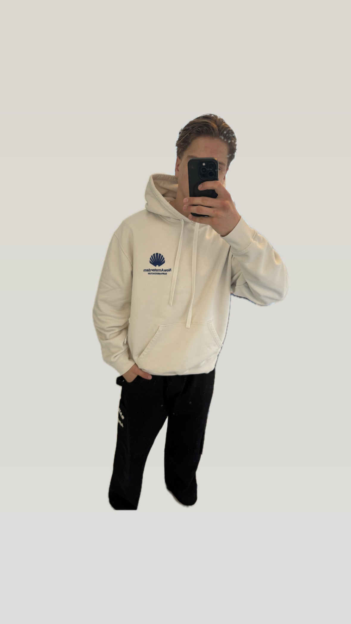 New Amsterdam Surf Association Logo Hoodie M