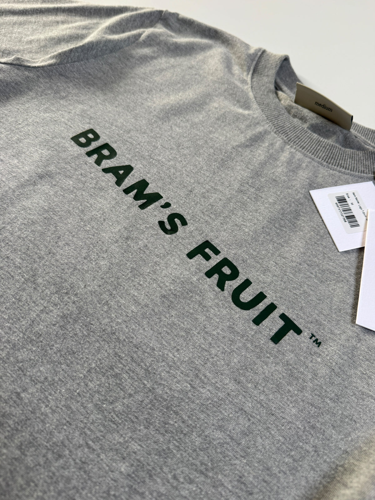 Brams Fruit – Logo T-Shirt – Grey