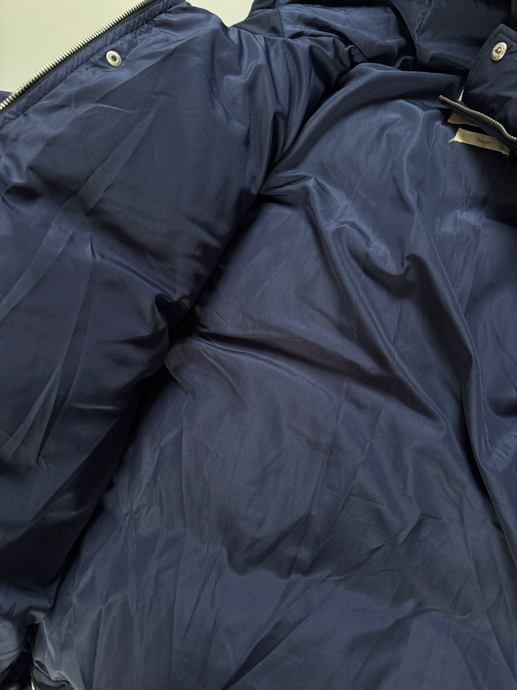 Brams Fruit – Hooded Puffer Jacket – Navy
