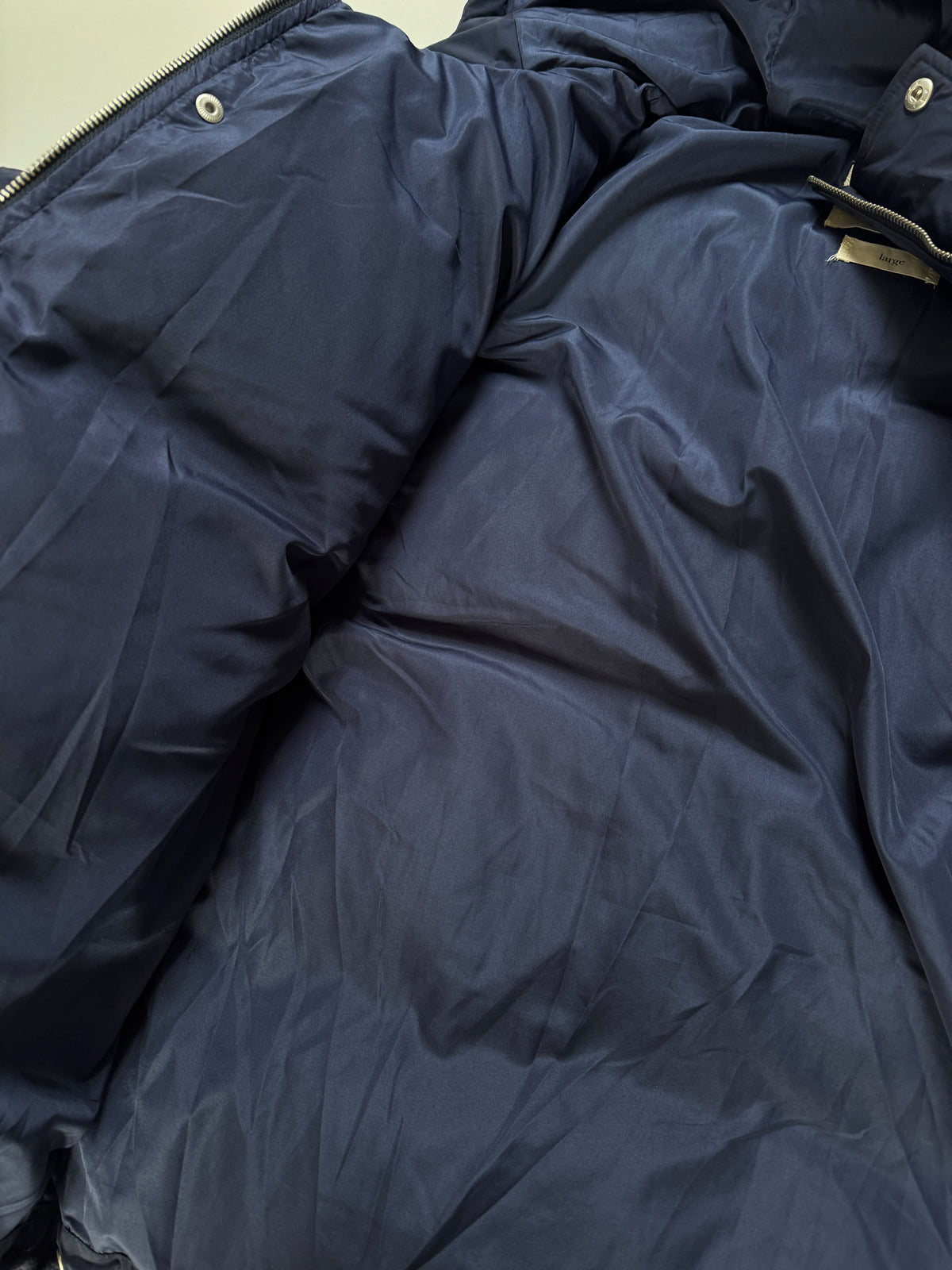 Brams Fruit – Hooded Puffer Jacket – Navy