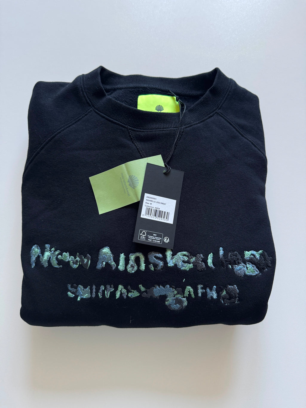 New Amsterdam Surf Association  Graphic Crewneck – Black M