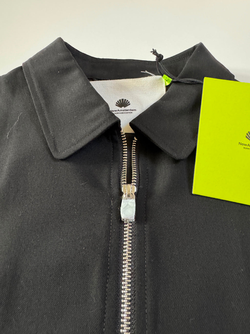 New Amsterdam Surf Association Lined Wool Overshirt Jacket – Black