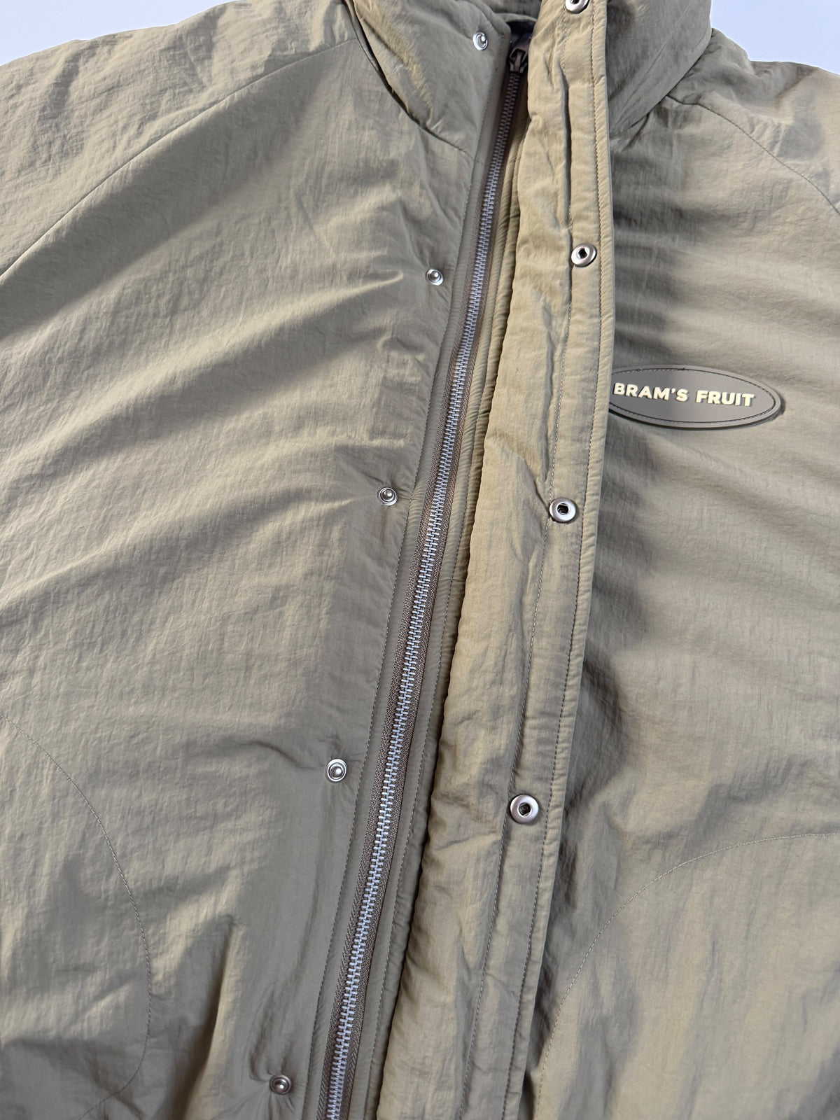 Brams Fruit – Emblem Patch Padded Jacket – Green