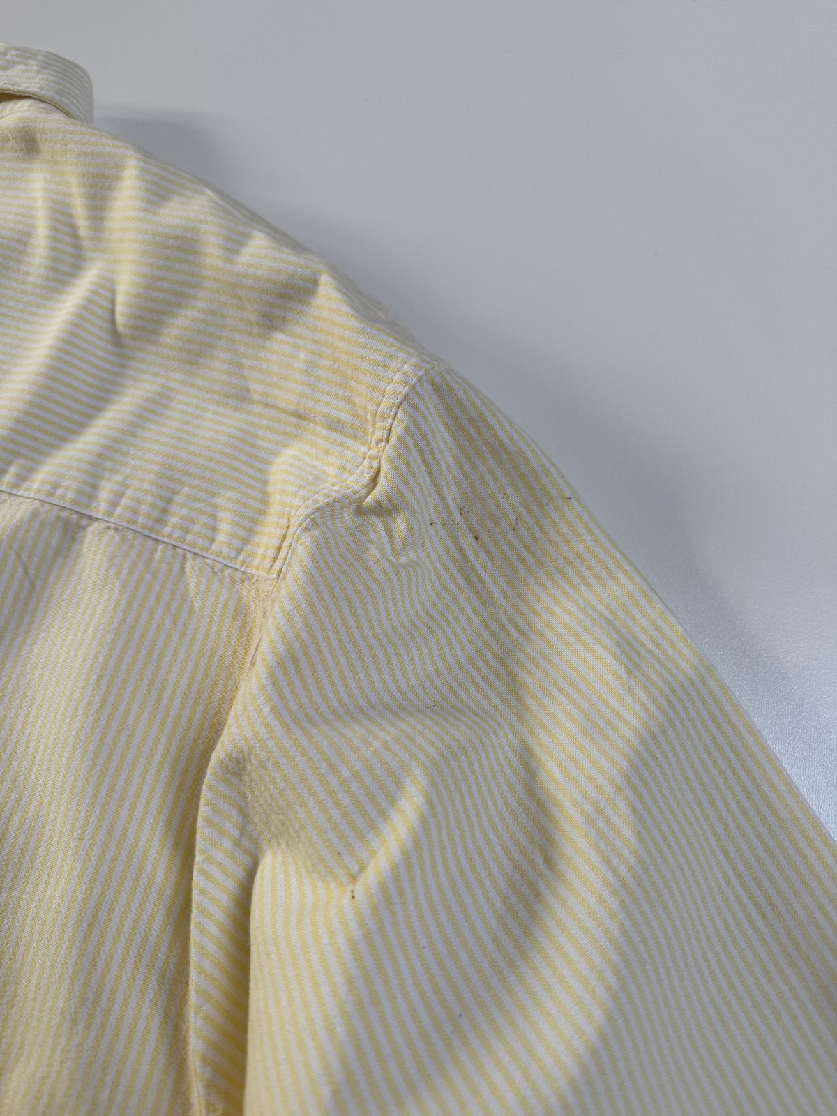 Brams Fruit – Distressed Oxford Shirt Longsleeve – Yellow