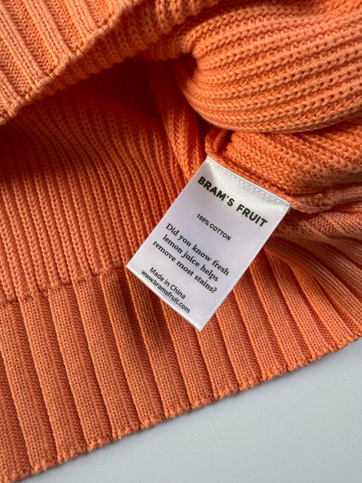 Brams Fruit – Stamp Knit – Orange