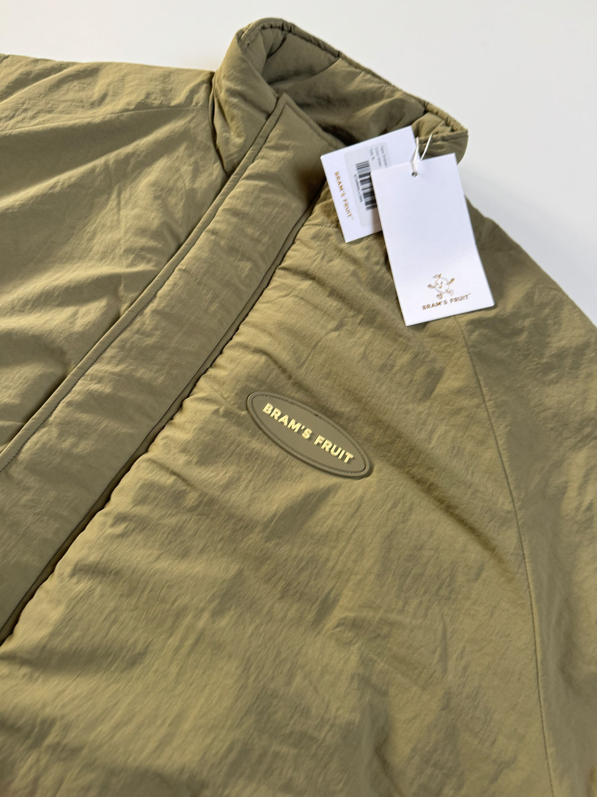 Brams Fruit – Emblem Patch Padded Jacket – Green