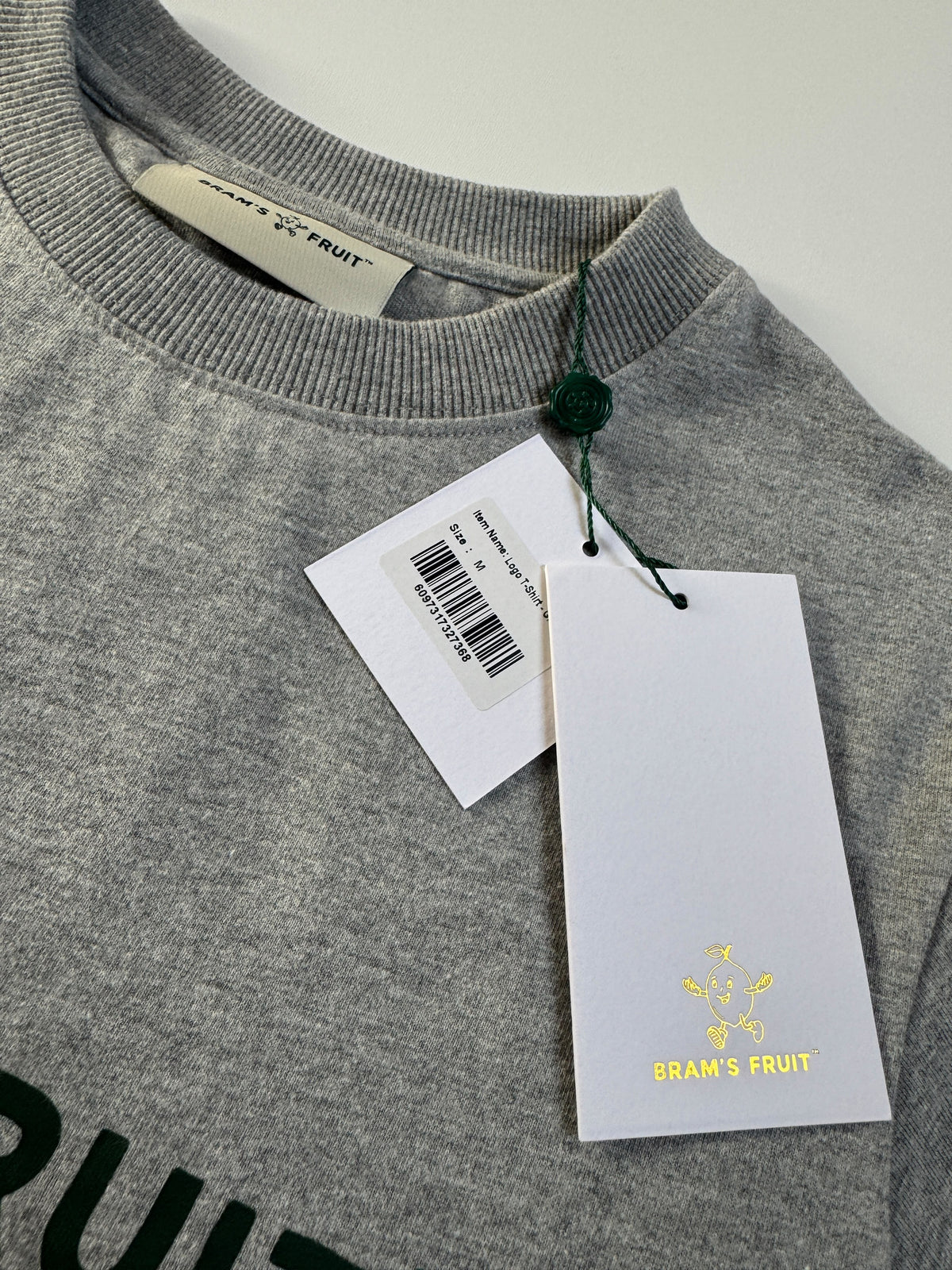 Brams Fruit – Logo T-Shirt – Grey