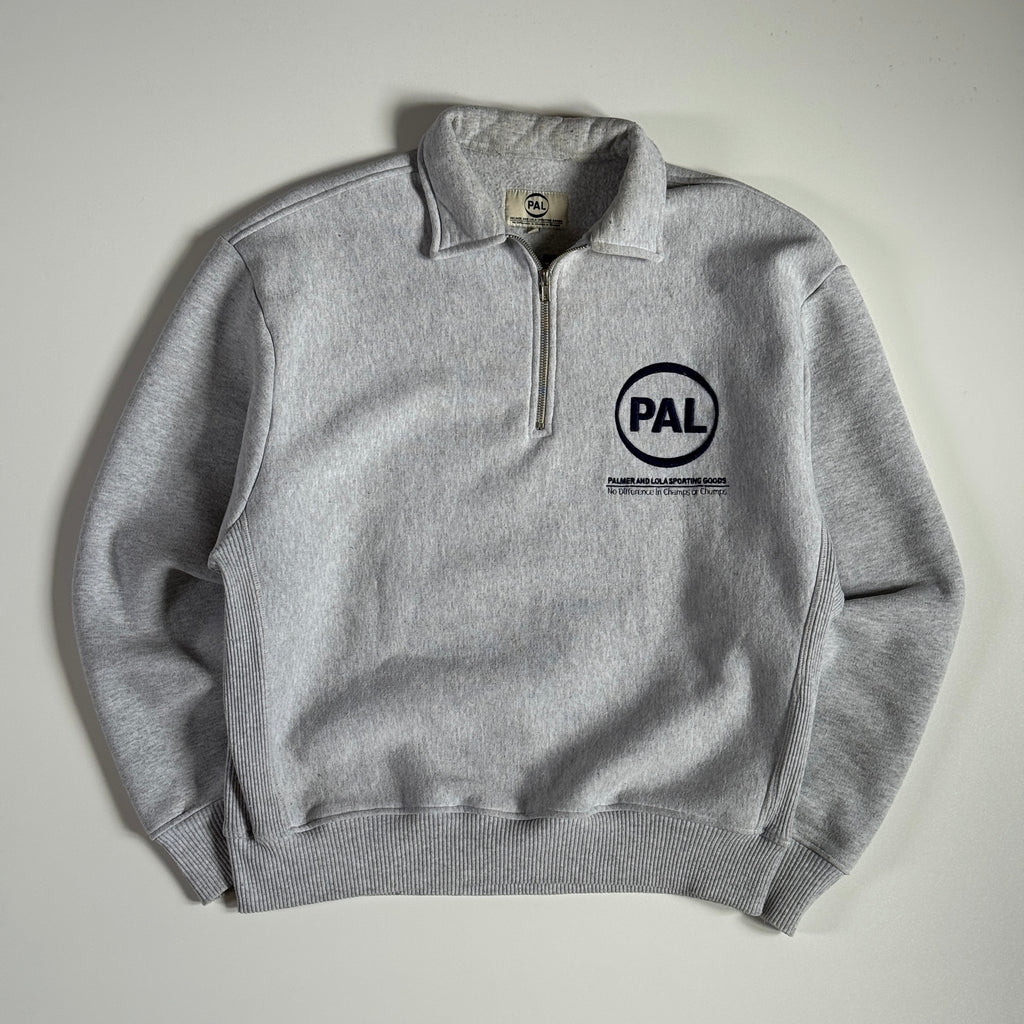 PAL SPORTING GOODS Company Half Zip Sweater Grijs L