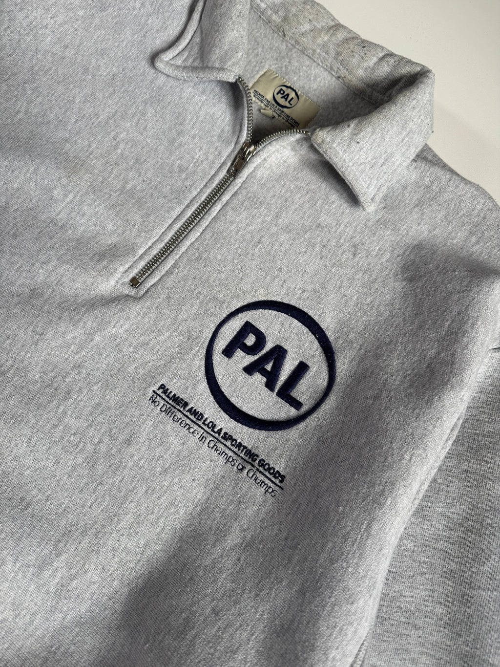 PAL SPORTING GOODS Company Half Zip Sweater Grijs L