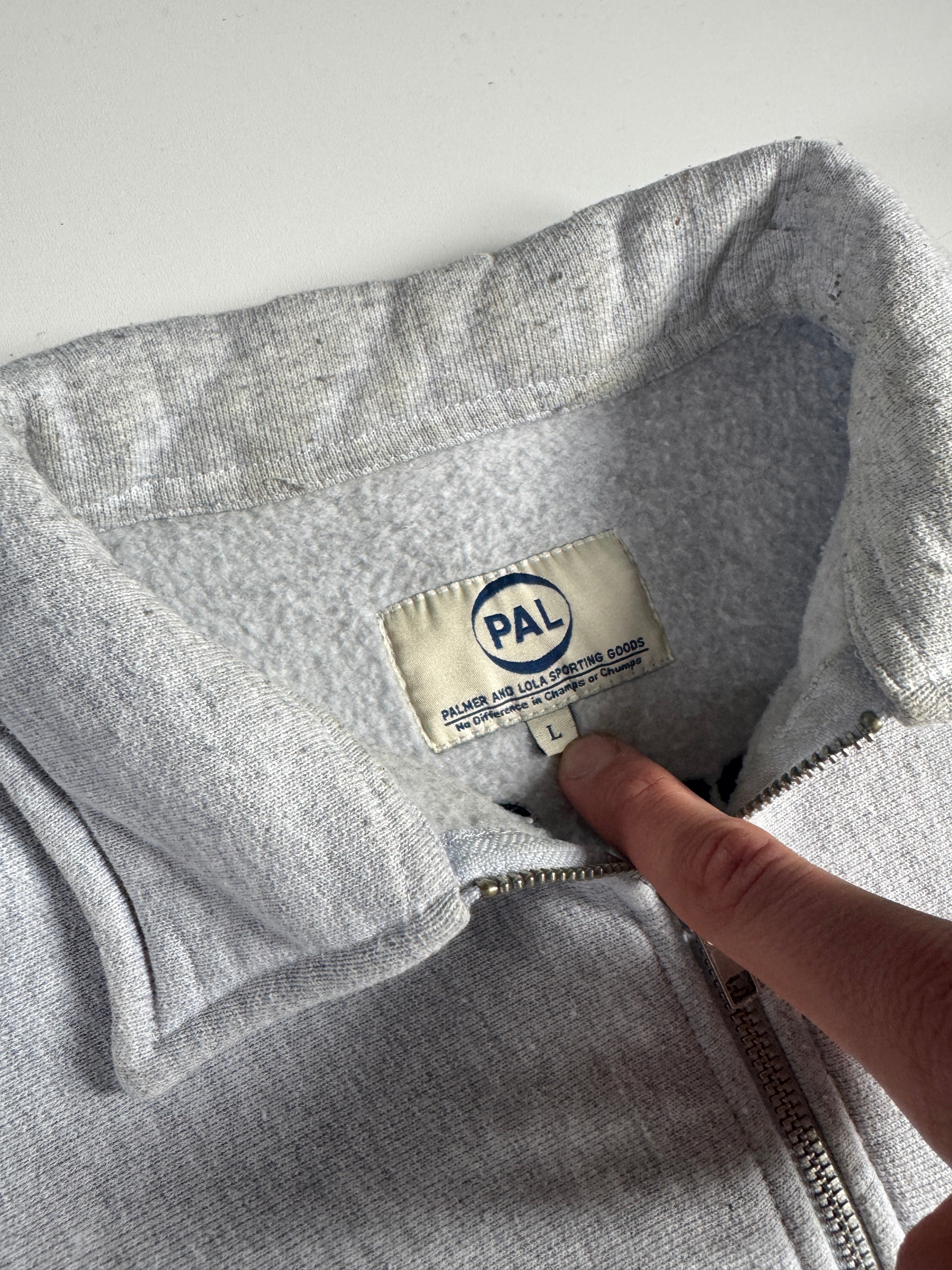PAL SPORTING GOODS Company Half Zip Sweater Grijs L