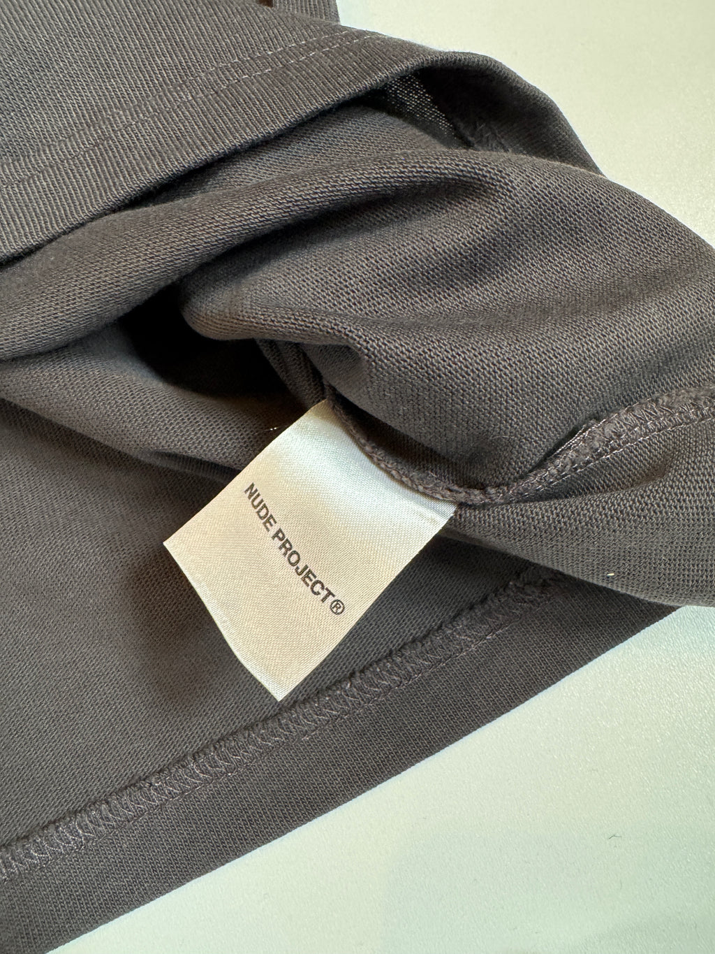 Nude project declaration T-shirt ash L
