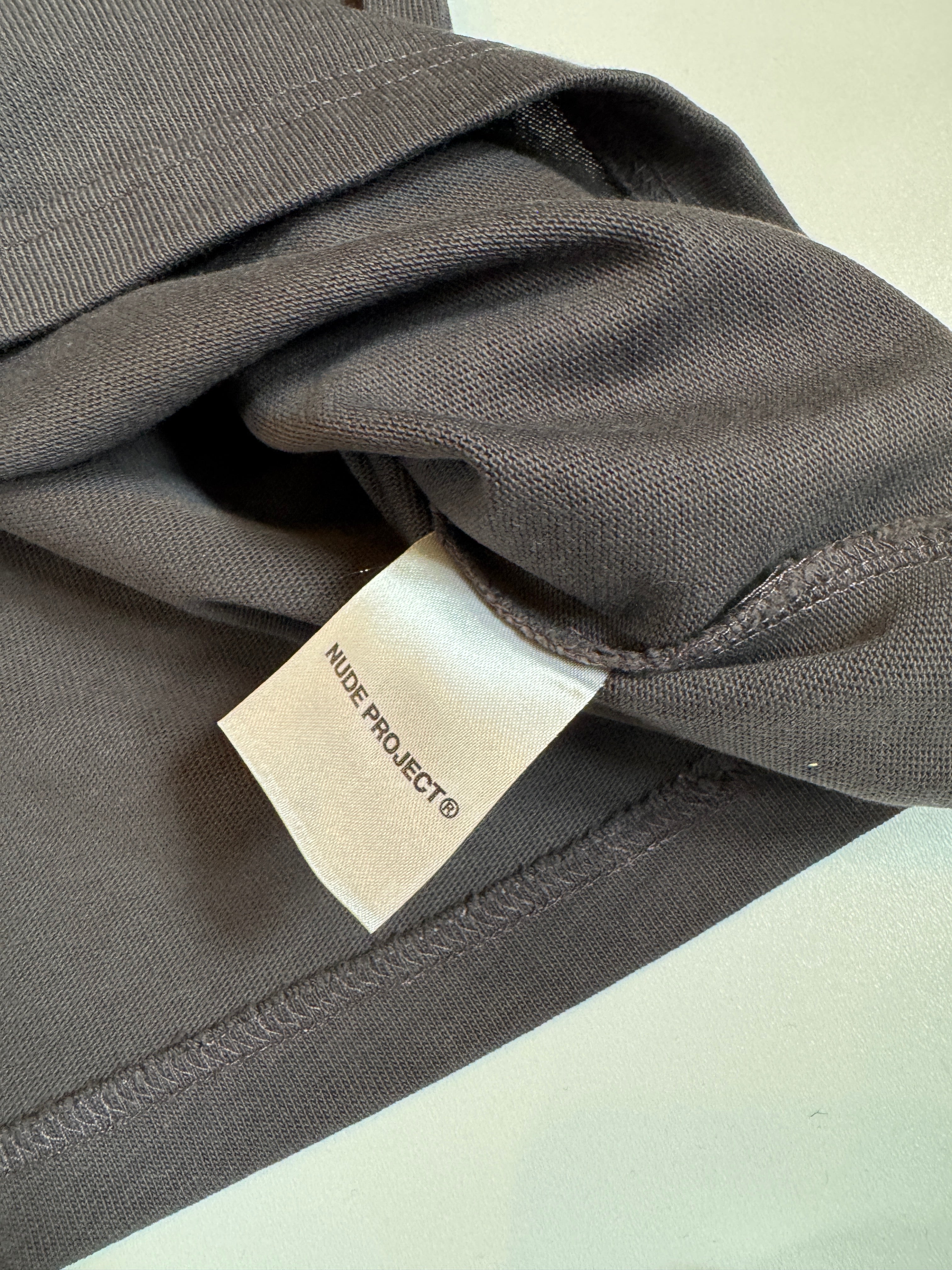 Nude project declaration T-shirt ash L