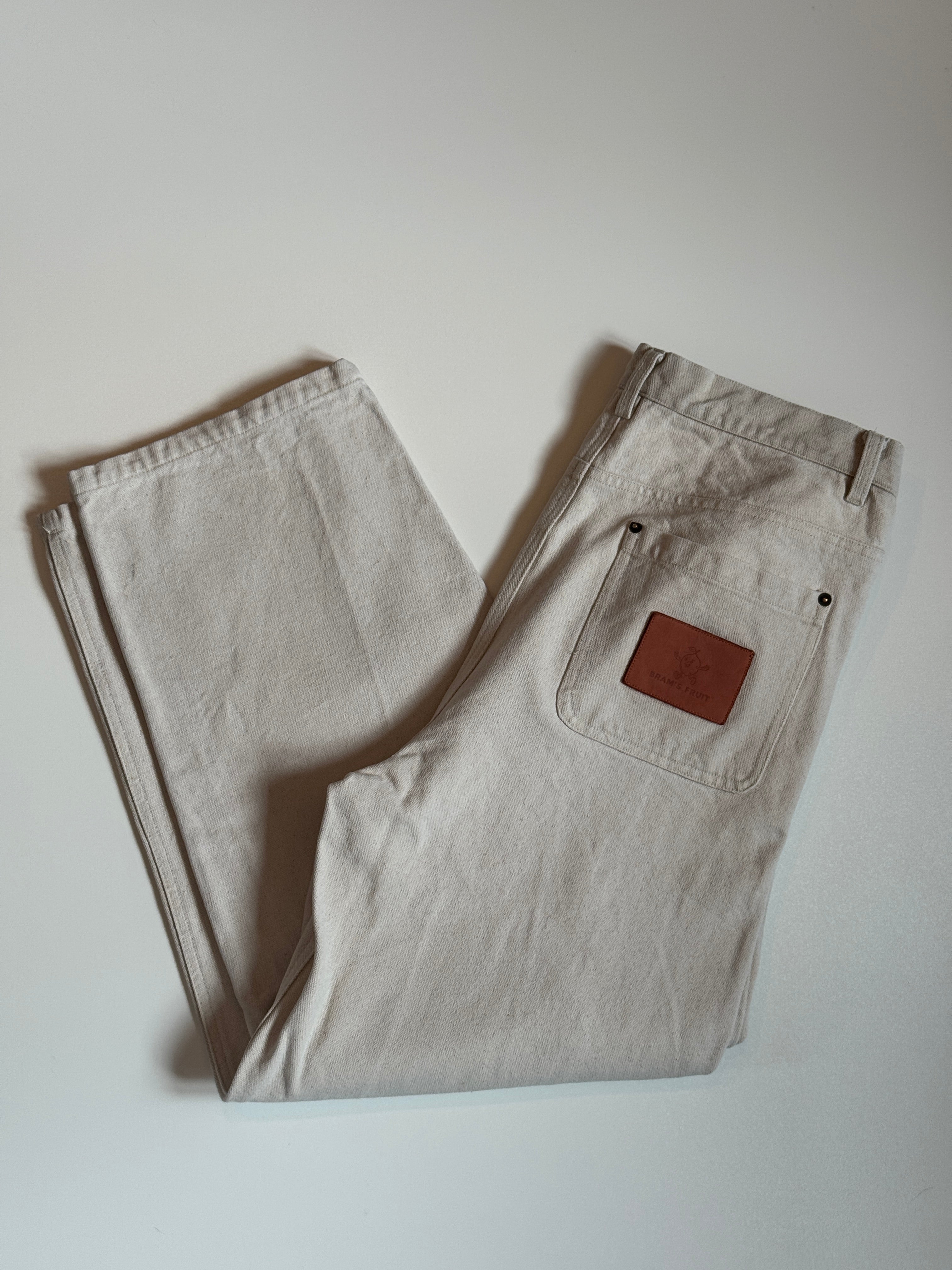 BRAM'S FRUIT Twill Trousers Beige L