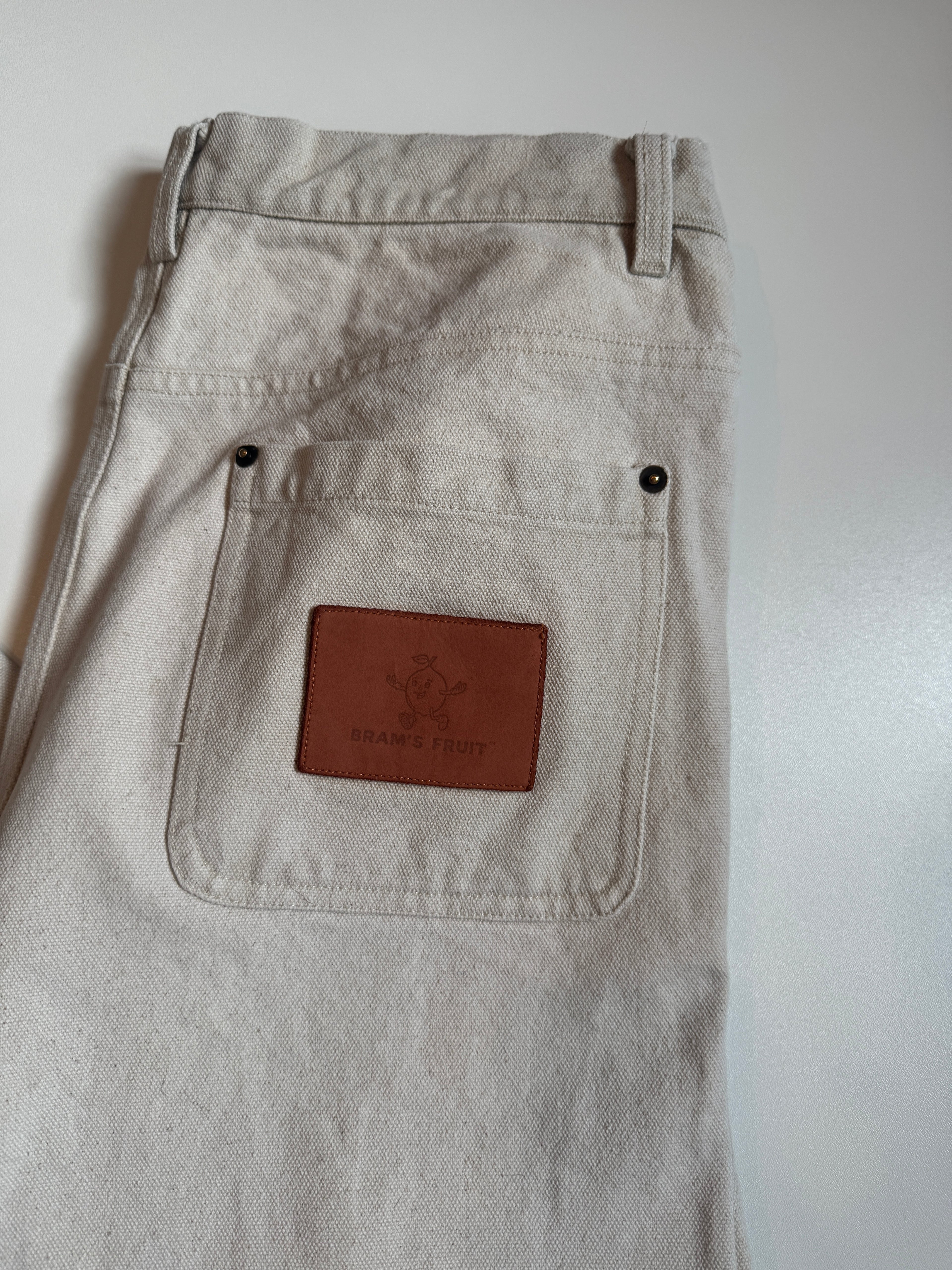 BRAM'S FRUIT Twill Trousers Beige L