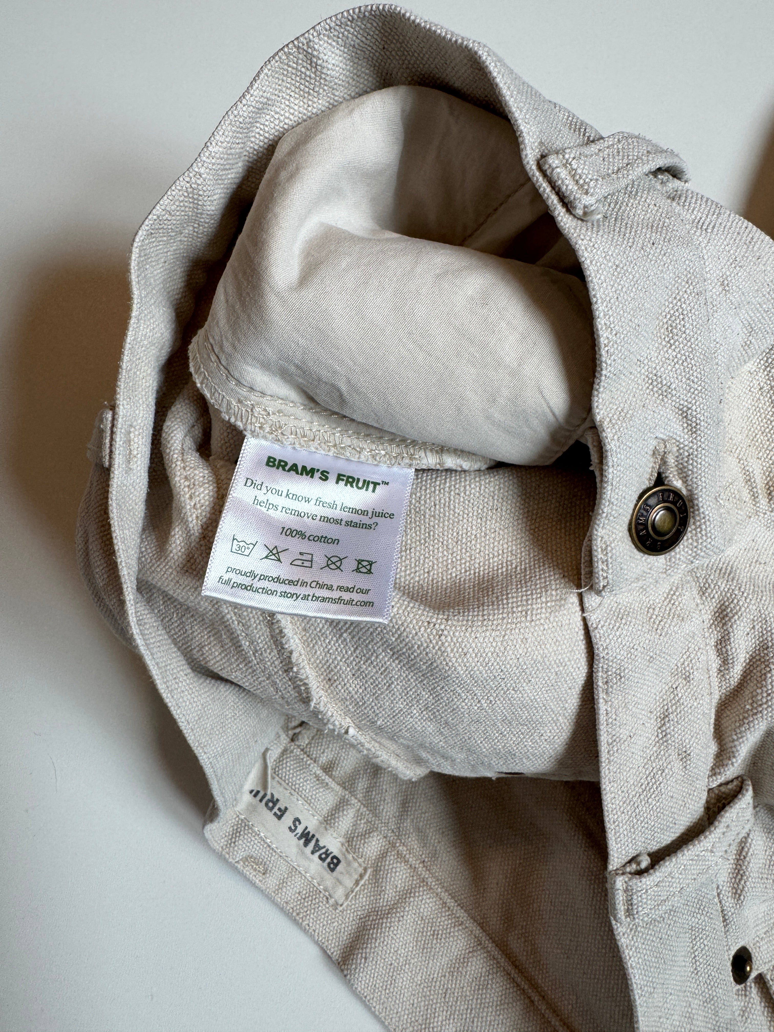 BRAM'S FRUIT Twill Trousers Beige L