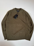 Massimo Dutti wool polosweater with V-neck L