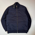 Massimo Dutti Quilted knit jacket with contrast Brand L