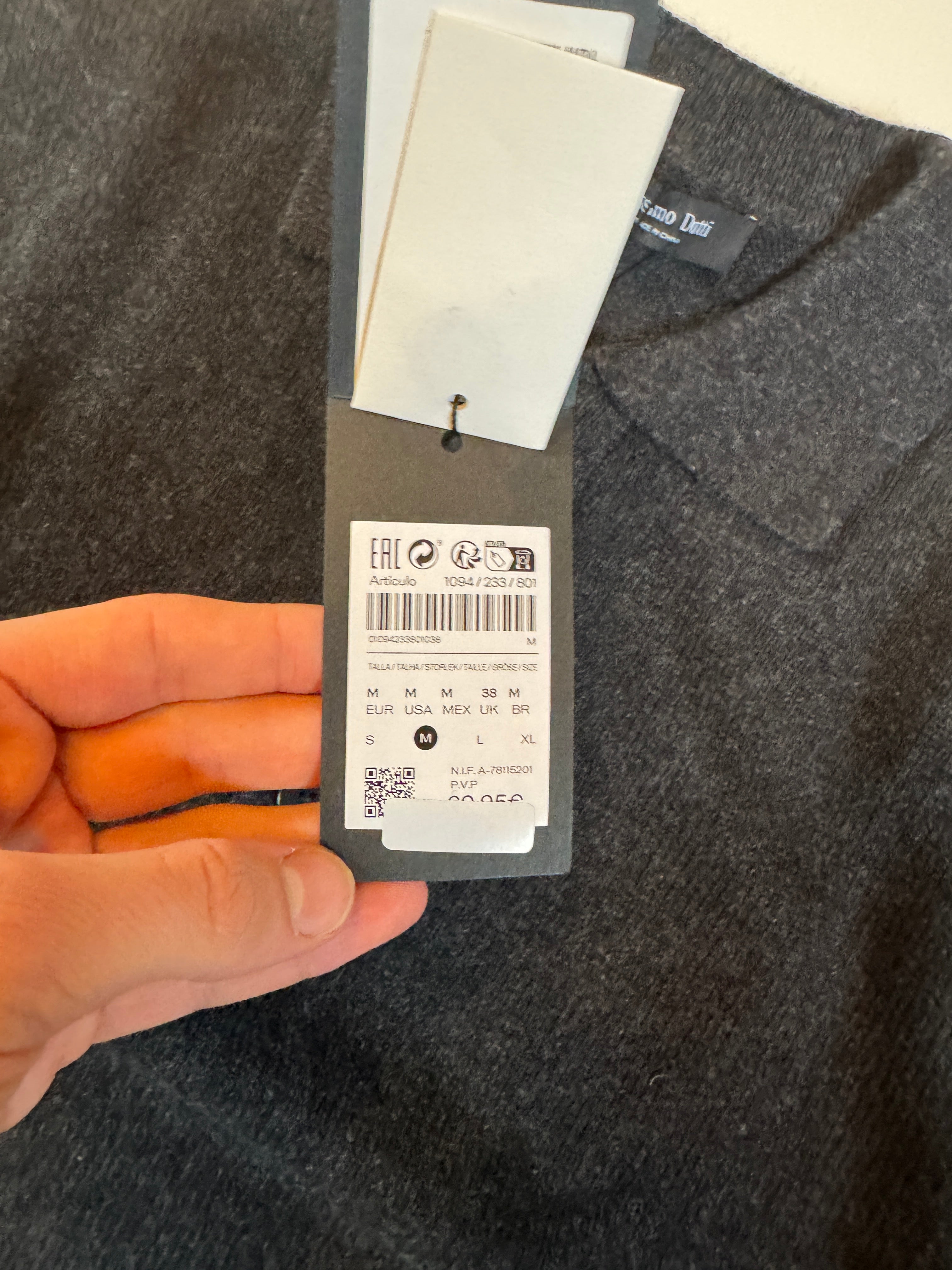 Massimo Dutti Knit polo sweater (wool blend) M
