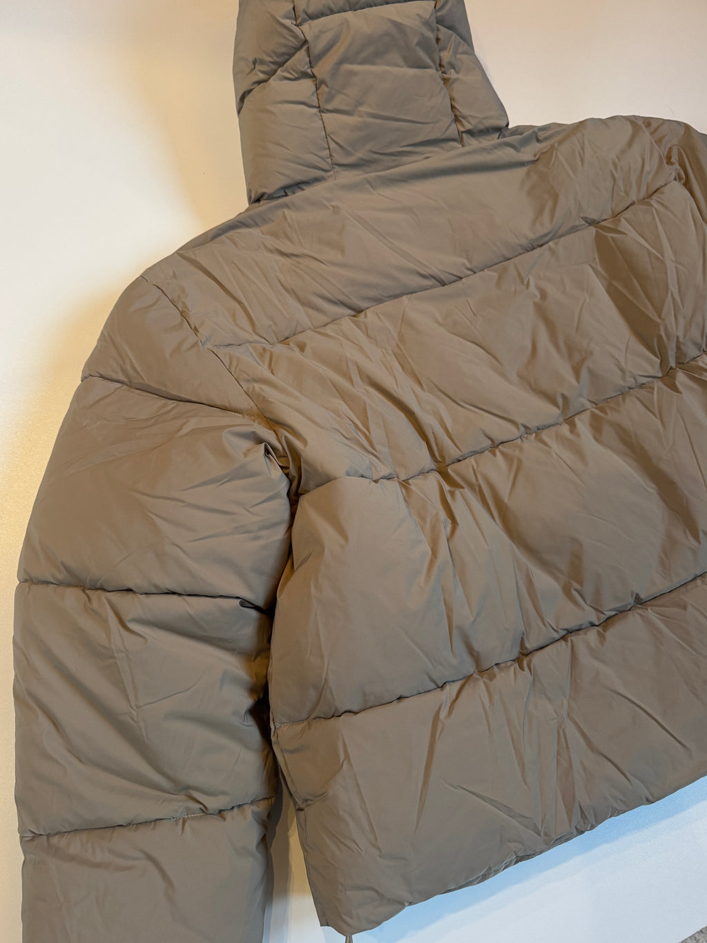 Bram's Fruit Hooded Puffer Jacket Khaki L