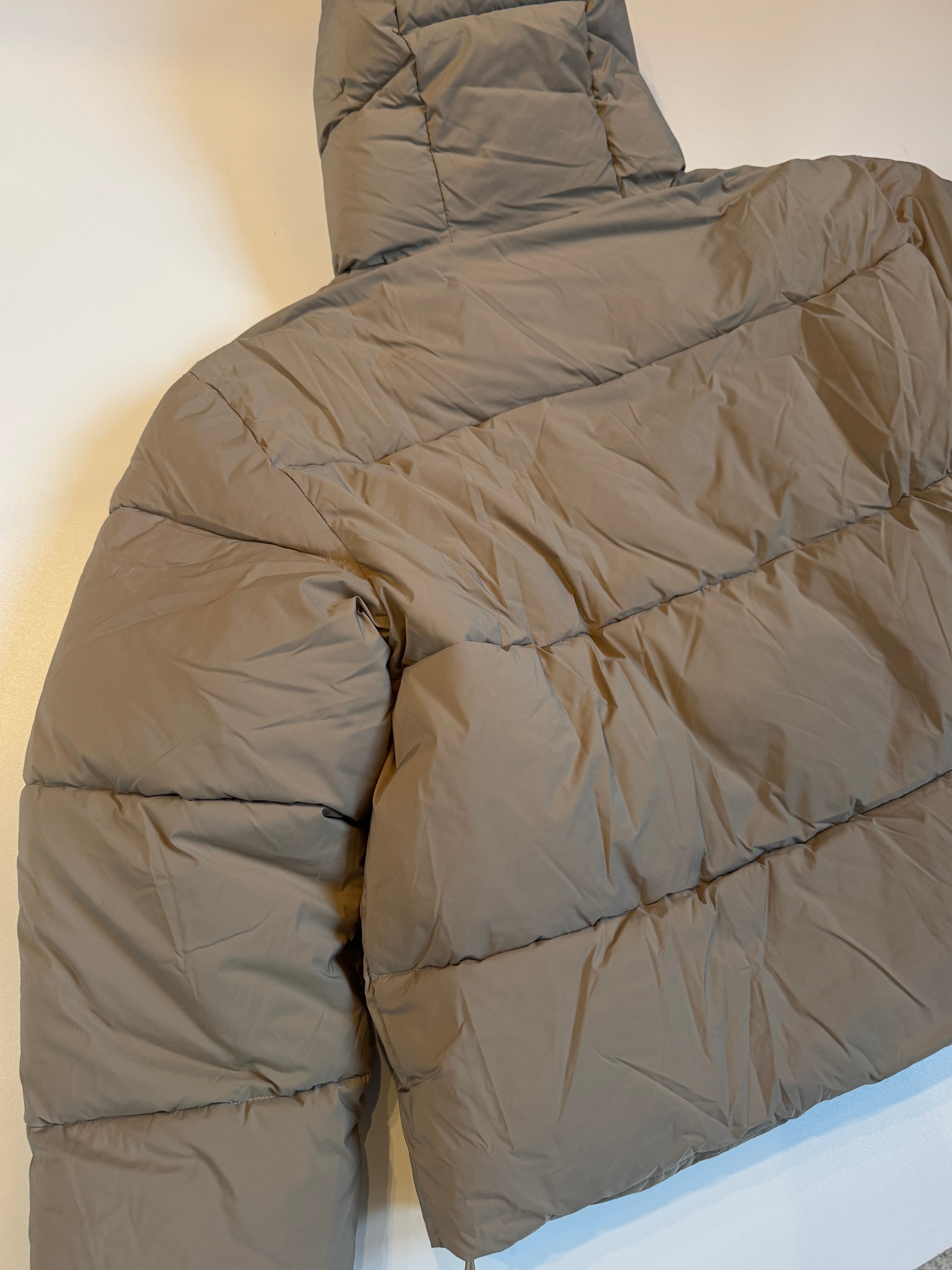 Bram's Fruit Hooded Puffer Jacket Khaki L