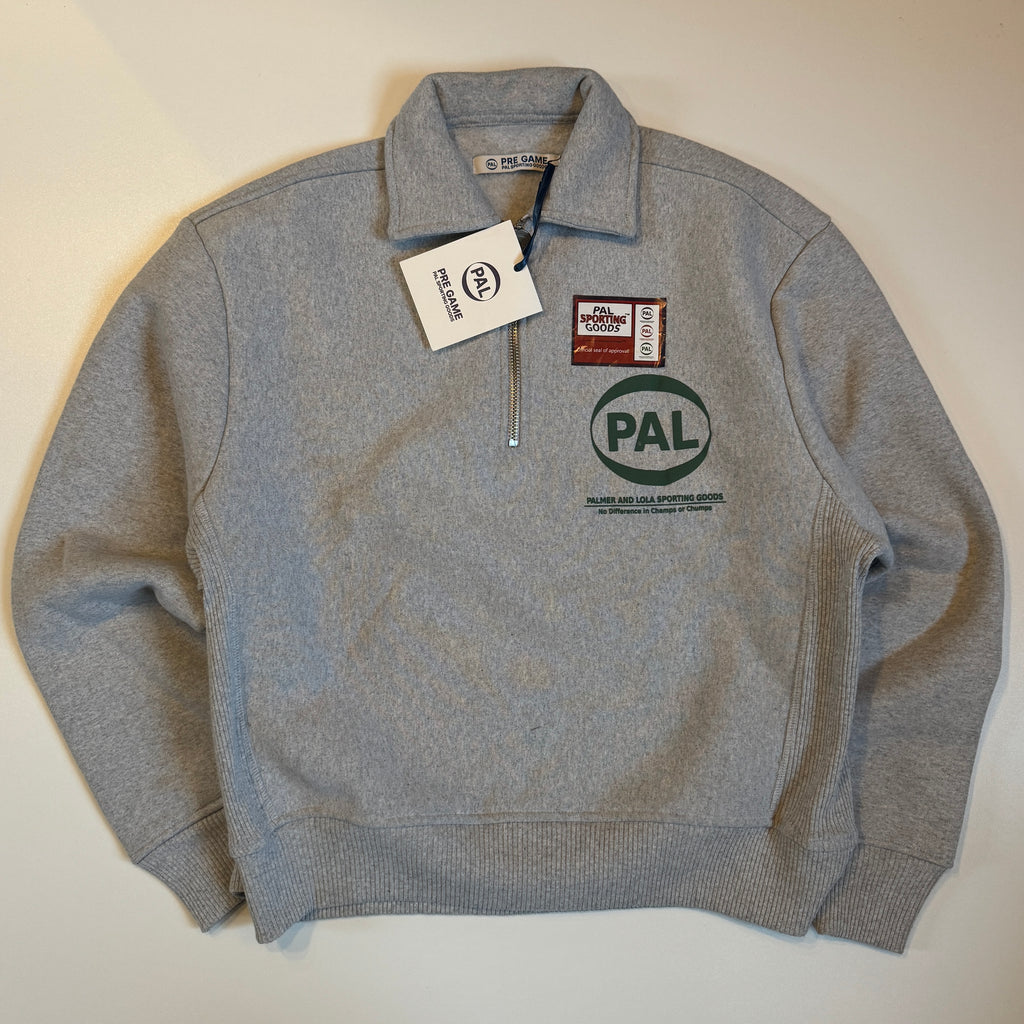 PAL sporting goods Pre Game Sweater with half zip and logo M