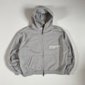EME STUDIOS ALWAYS GRATEFUL Heather Grey Full Zip M