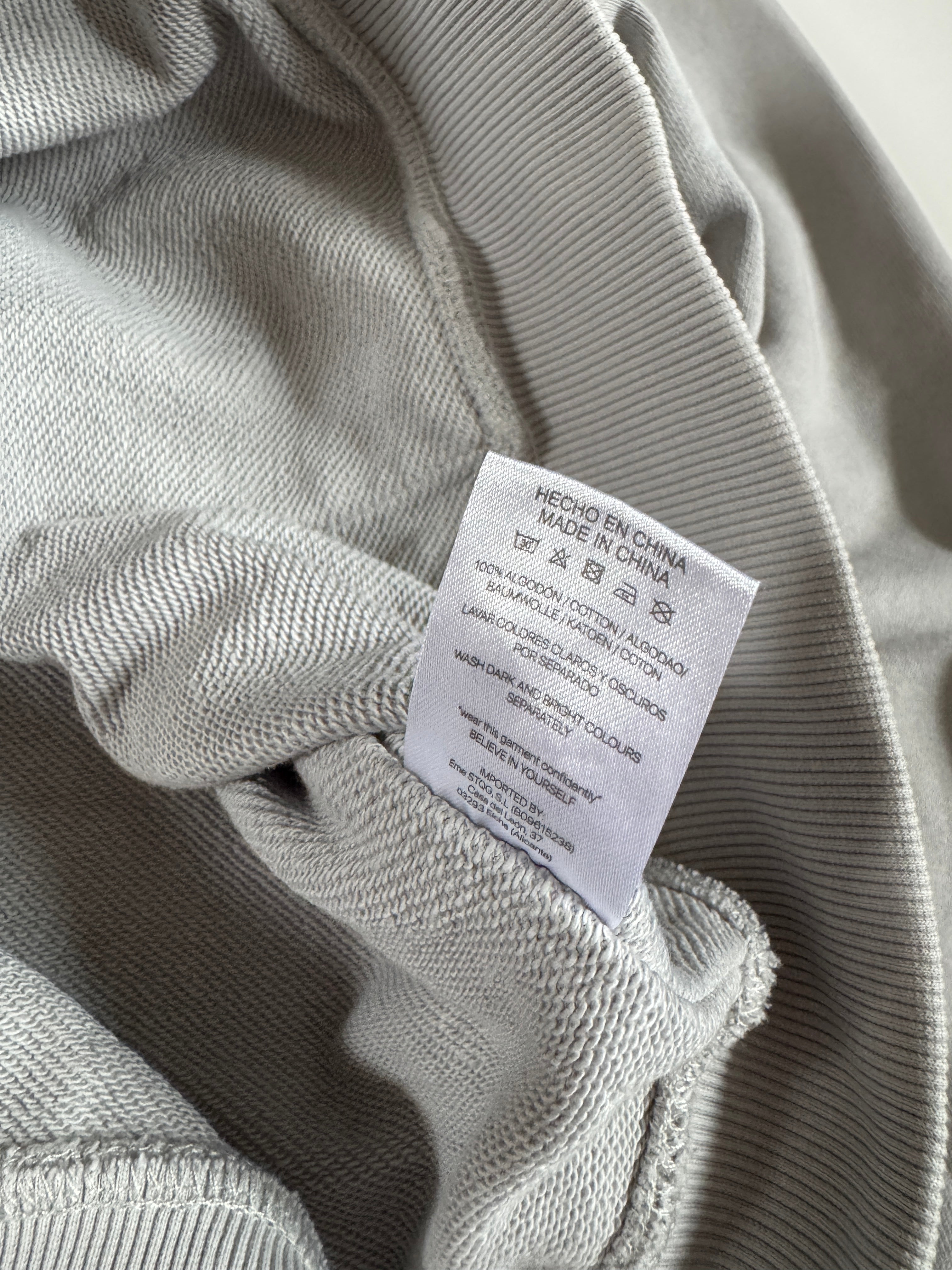EME STUDIOS ALWAYS GRATEFUL Heather Grey Full Zip M