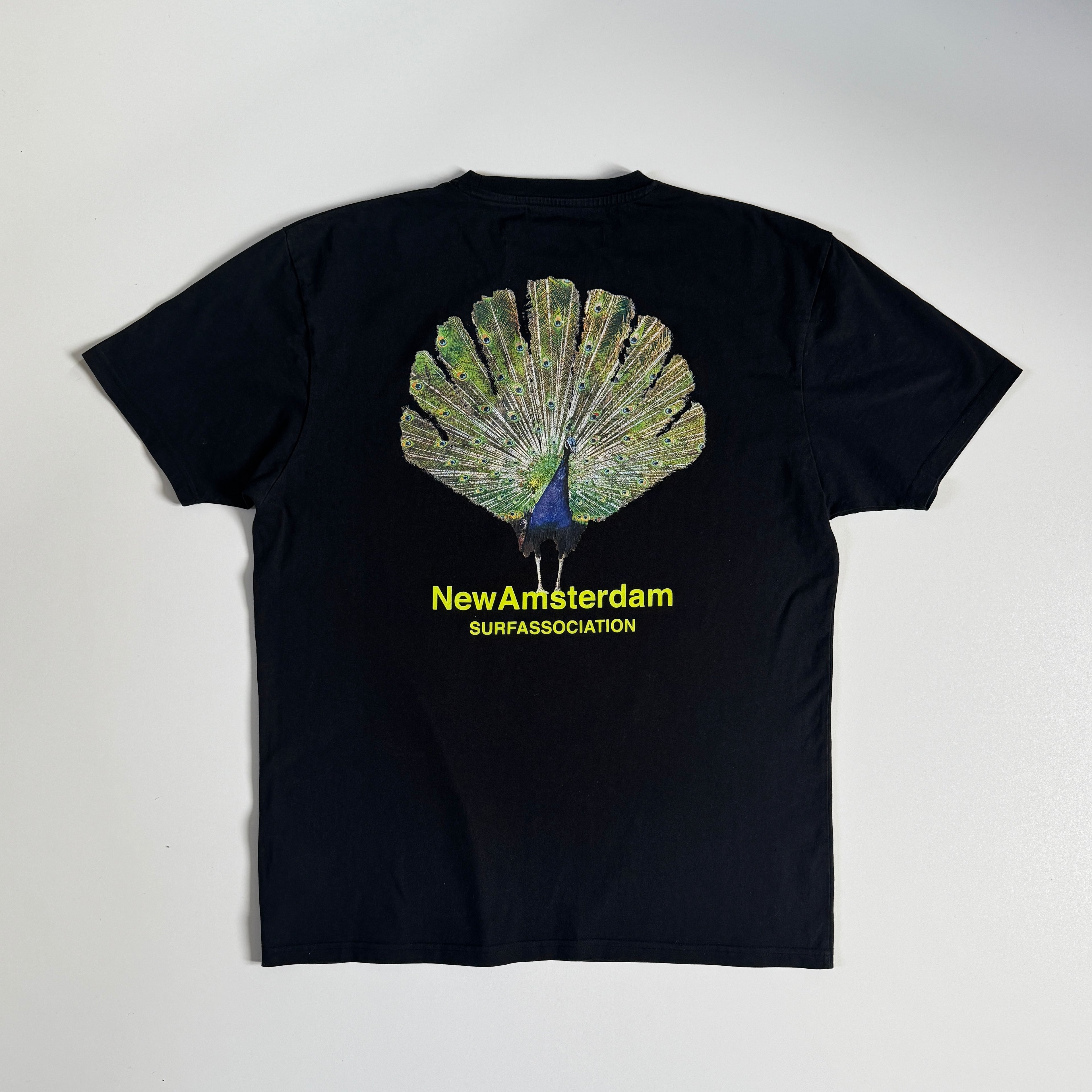 New Amsterdam Surf Association peacock T-shirt L