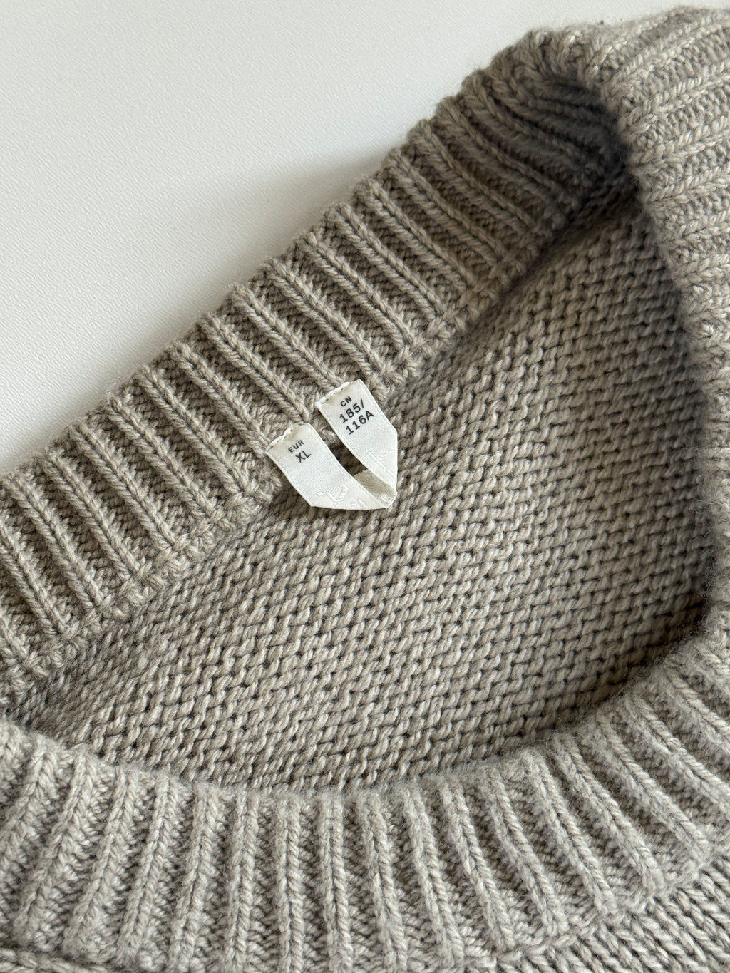 ARKET Heavy Knit Wool Blend Jumper XL