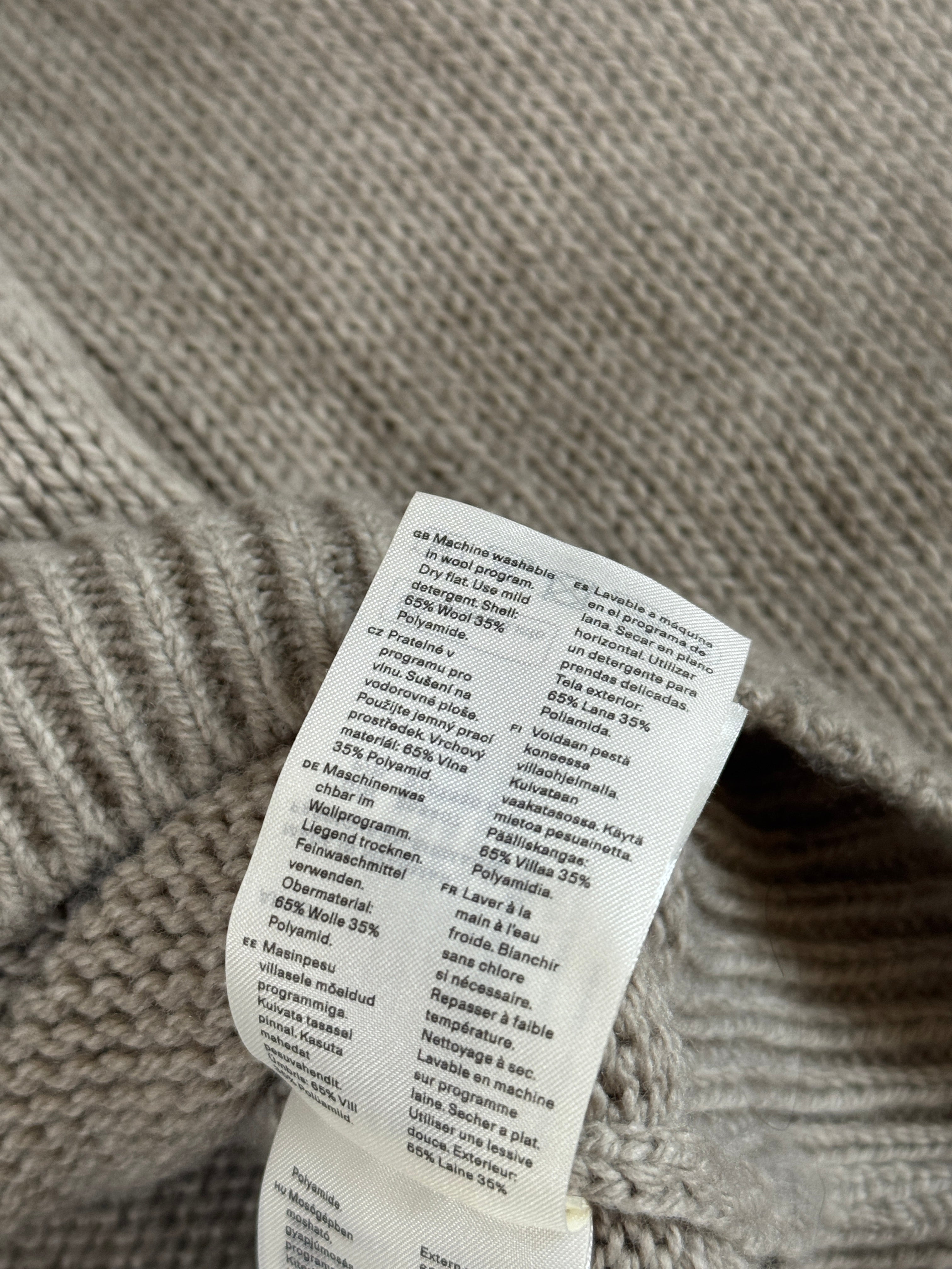 ARKET Heavy Knit Wool Blend Jumper XL