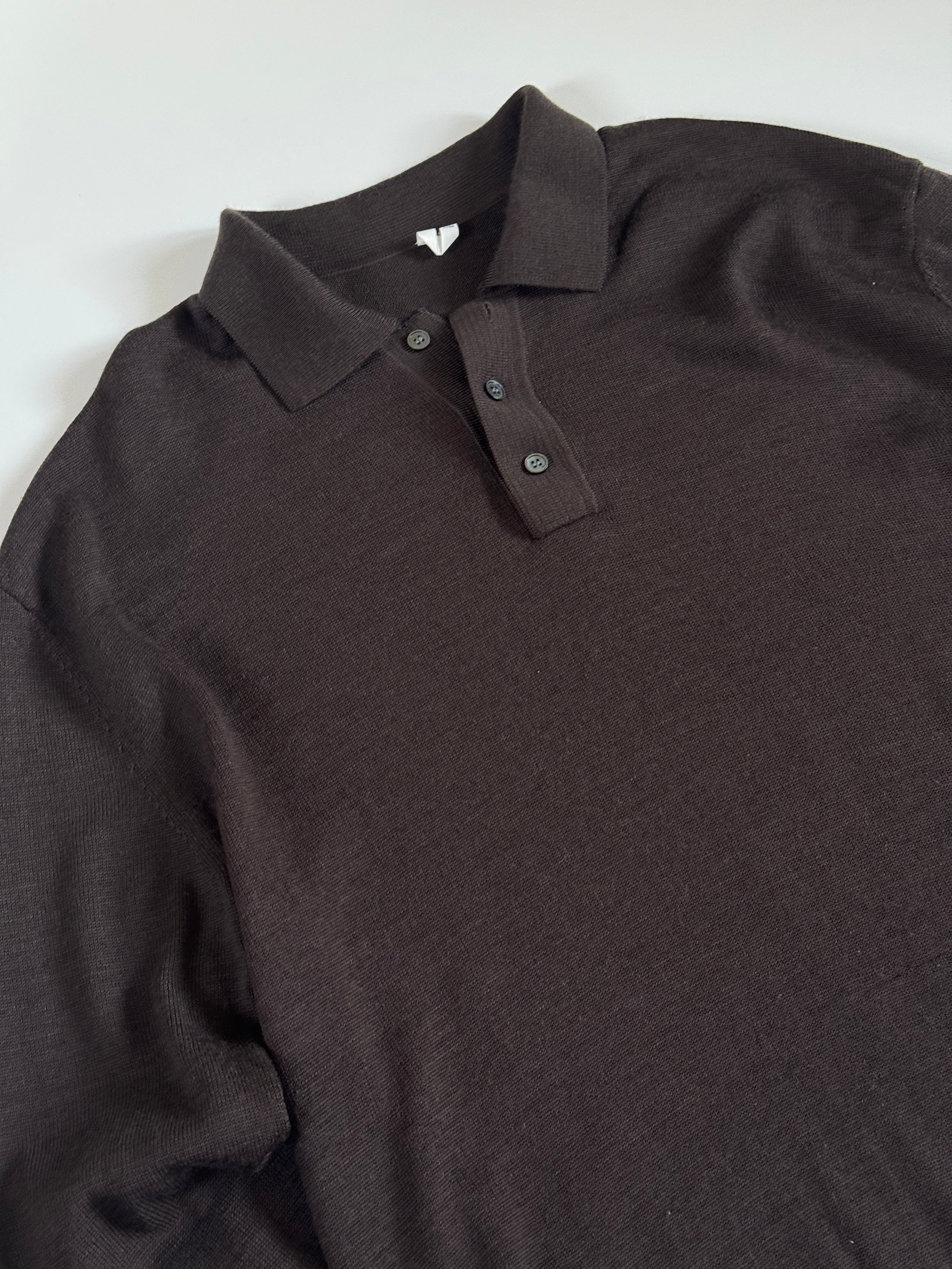 ARKET merino polo sweater L/XL