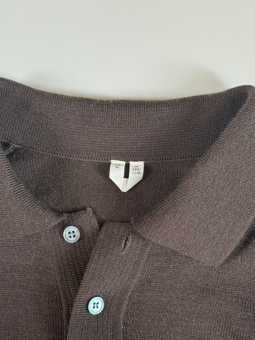 ARKET merino polo sweater L/XL