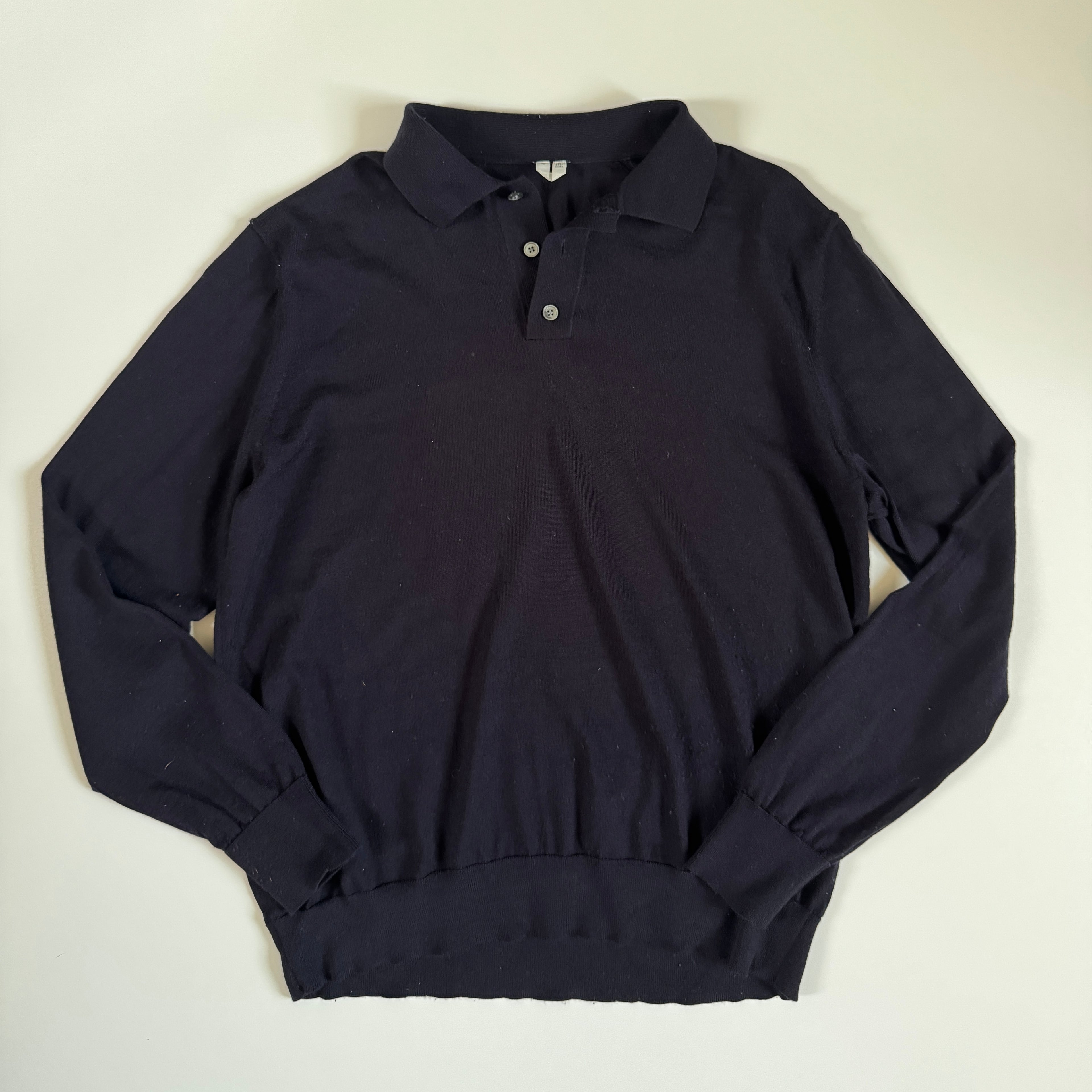 ARKET merino polo sweater L/XL