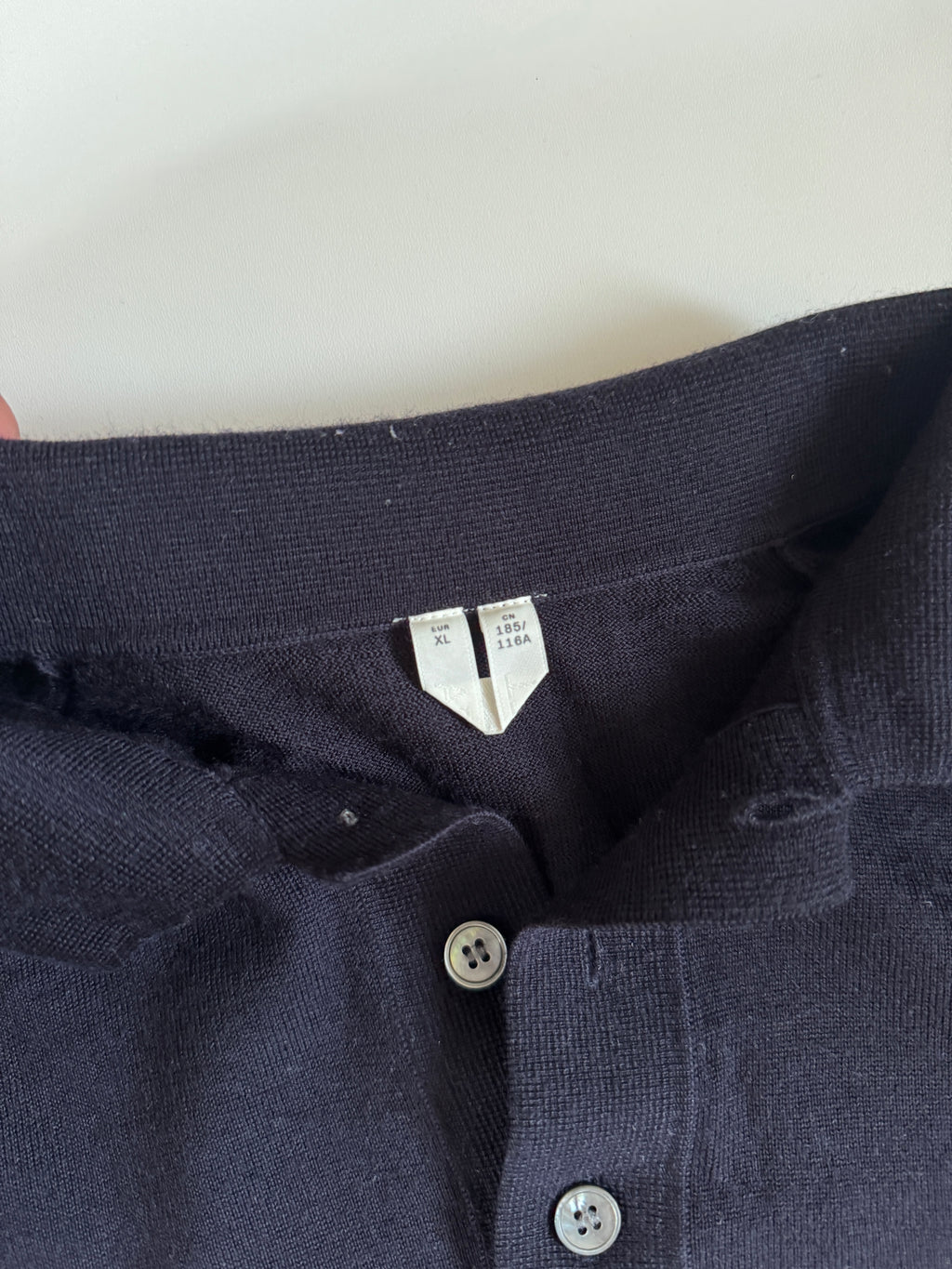 ARKET merino polo sweater L/XL