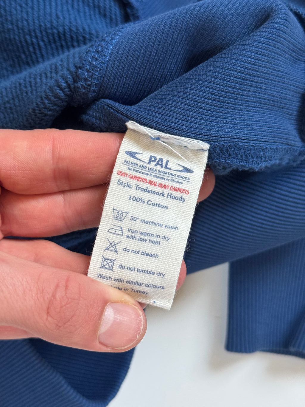 PAL Sporting Goods trademark hoodie M