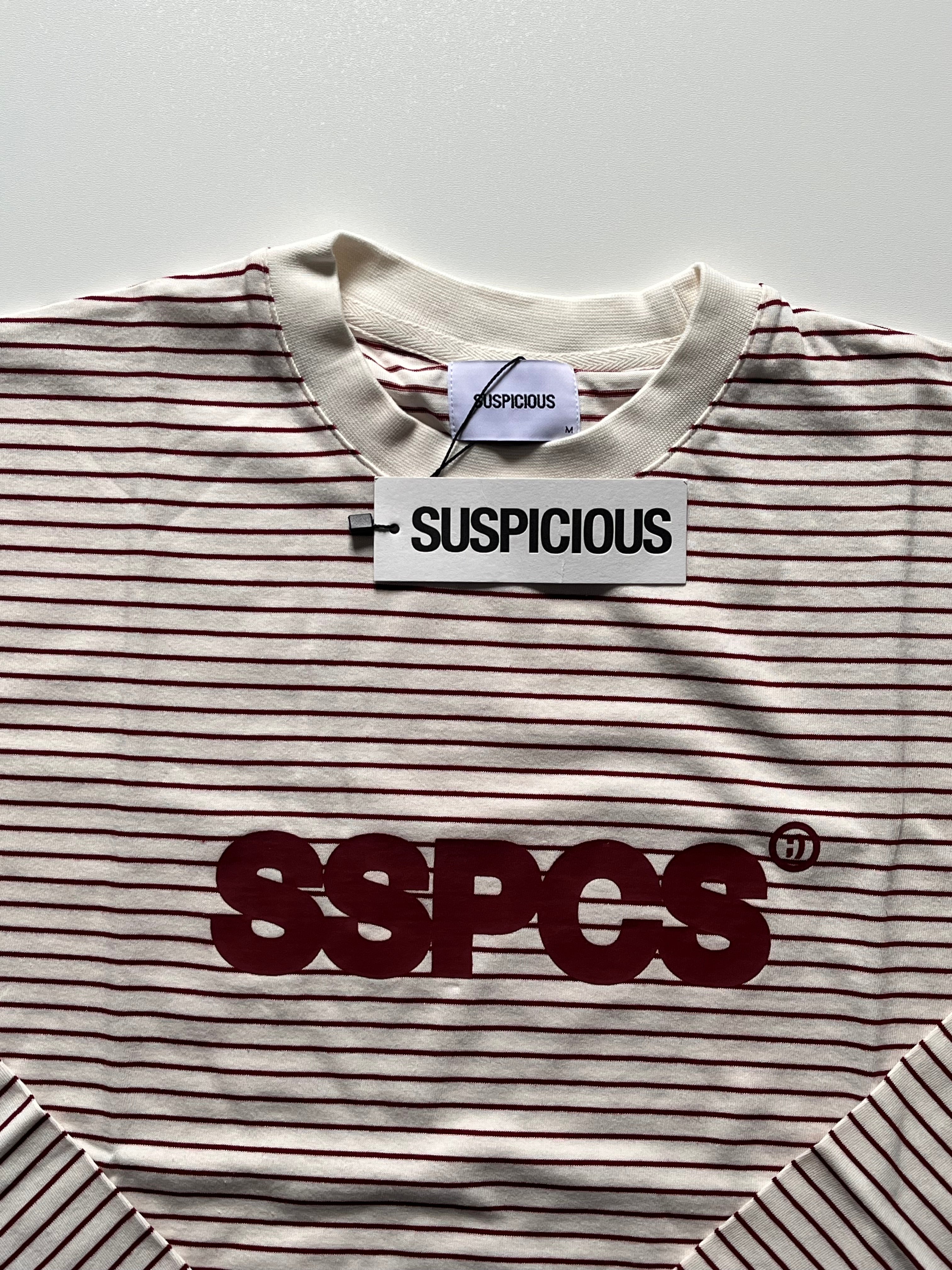Suspicous Antwerp Striped Longsleeve - Red & White M