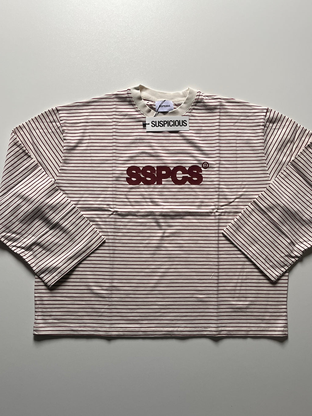 Suspicous Antwerp Striped Longsleeve - Red & White M