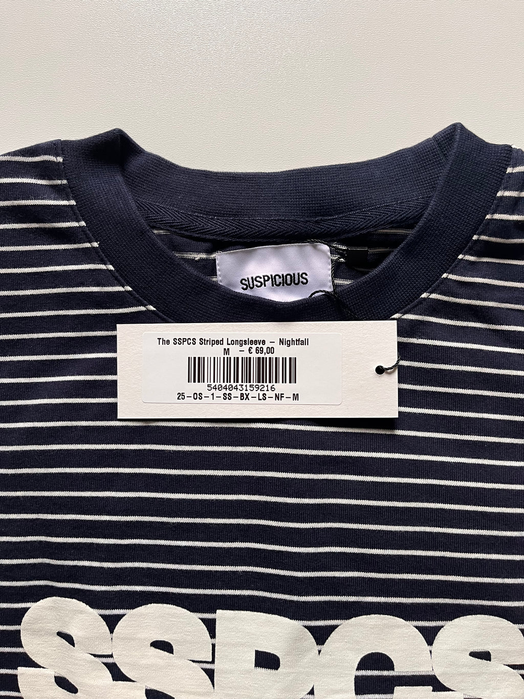 Suspicous Antwerp Striped Longsleeve - Nightfall M