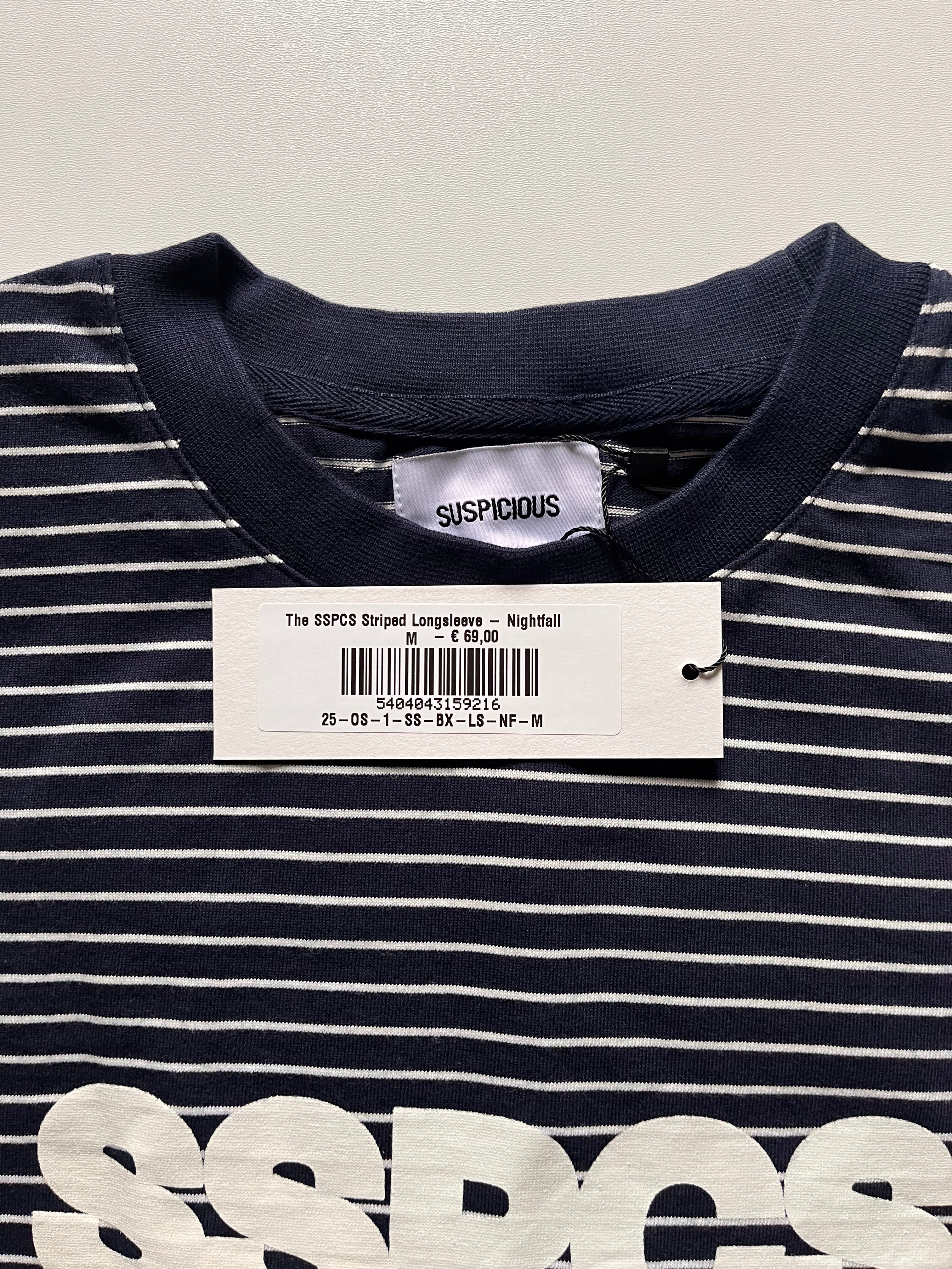 Suspicous Antwerp Striped Longsleeve - Nightfall M