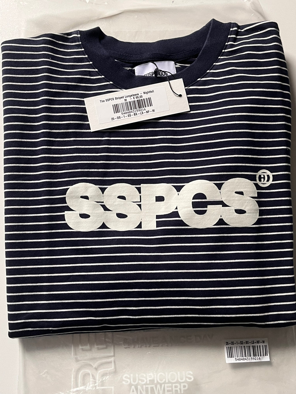 Suspicous Antwerp Striped Longsleeve - Nightfall M