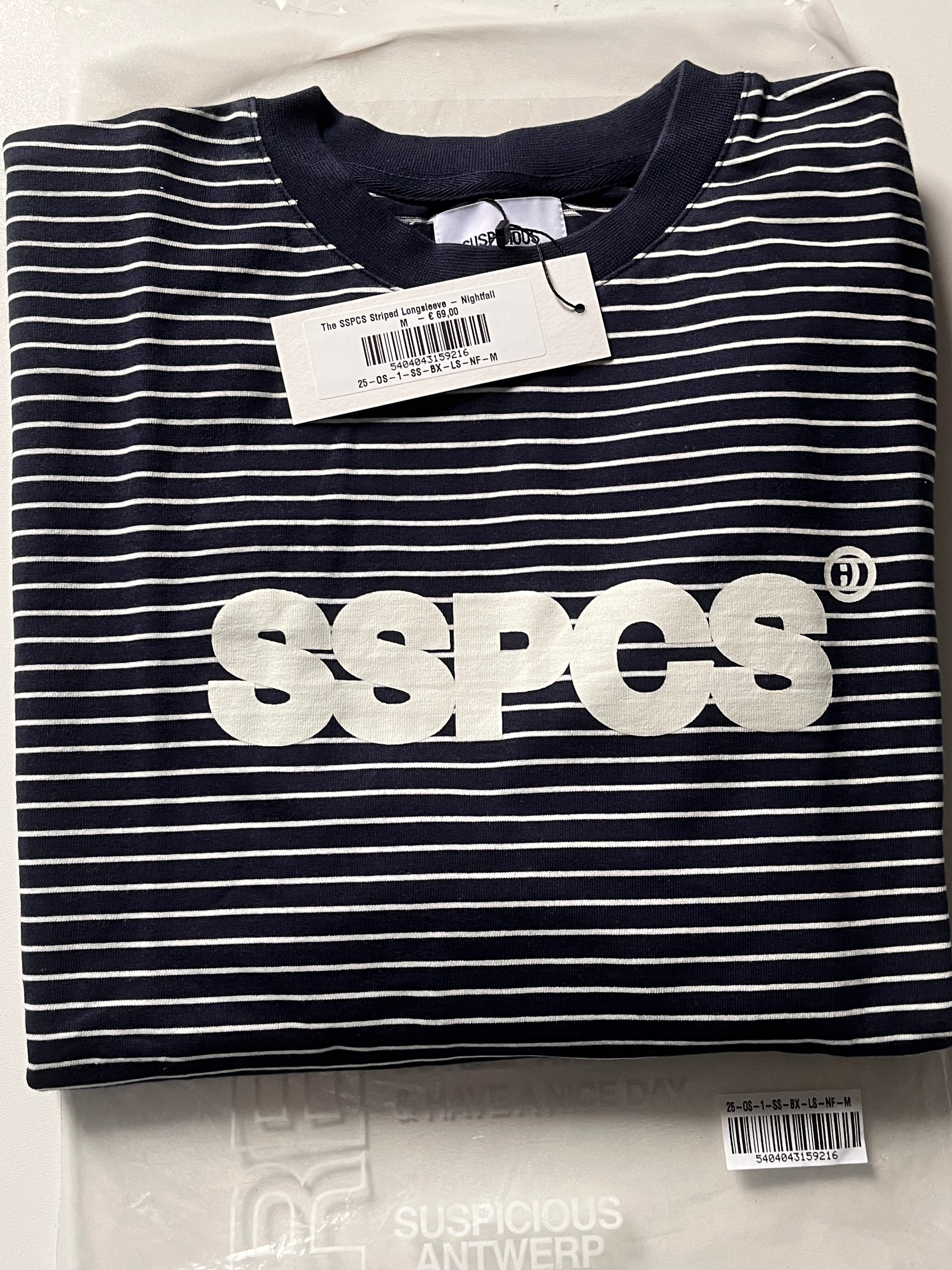 Suspicous Antwerp Striped Longsleeve - Nightfall M