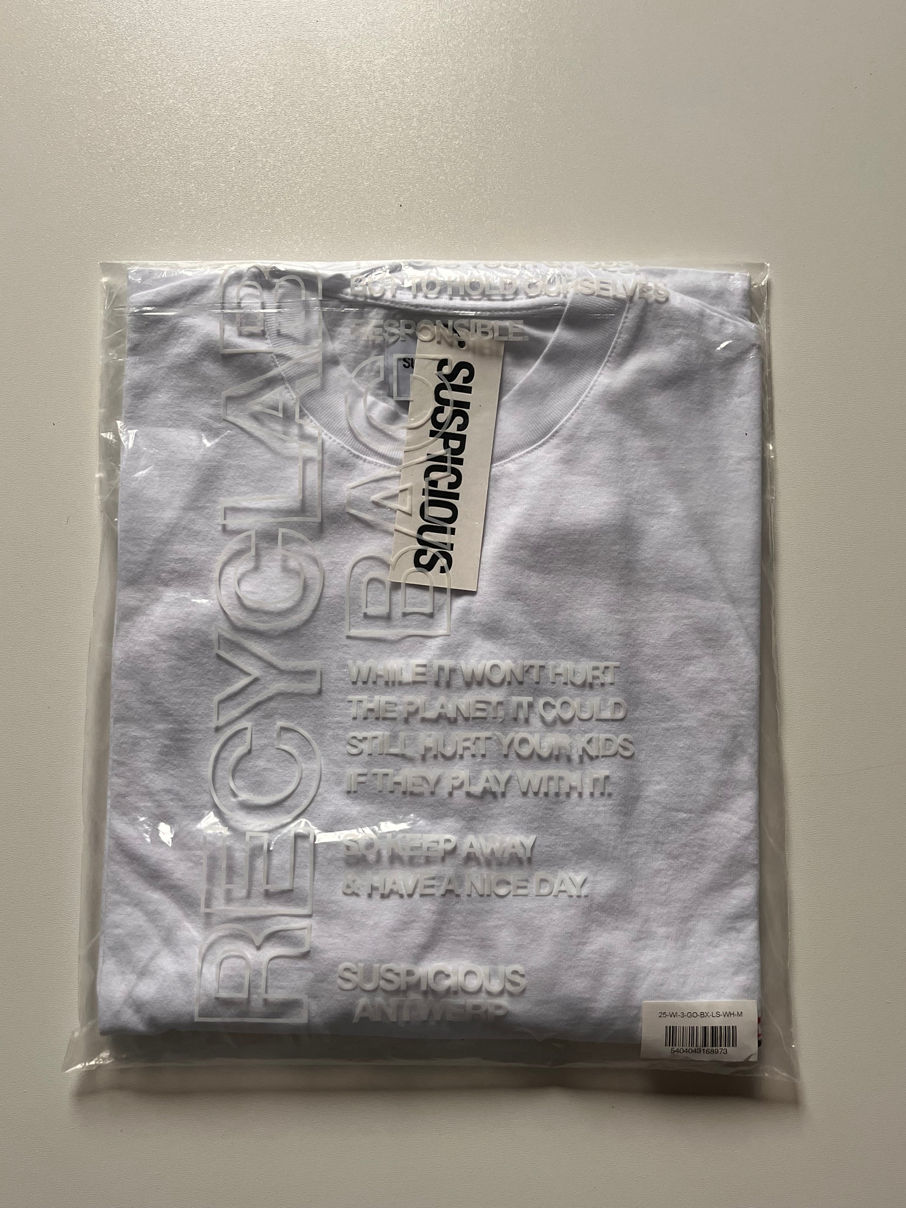Suspicous Antwerp Global Longsleeve - White Size M