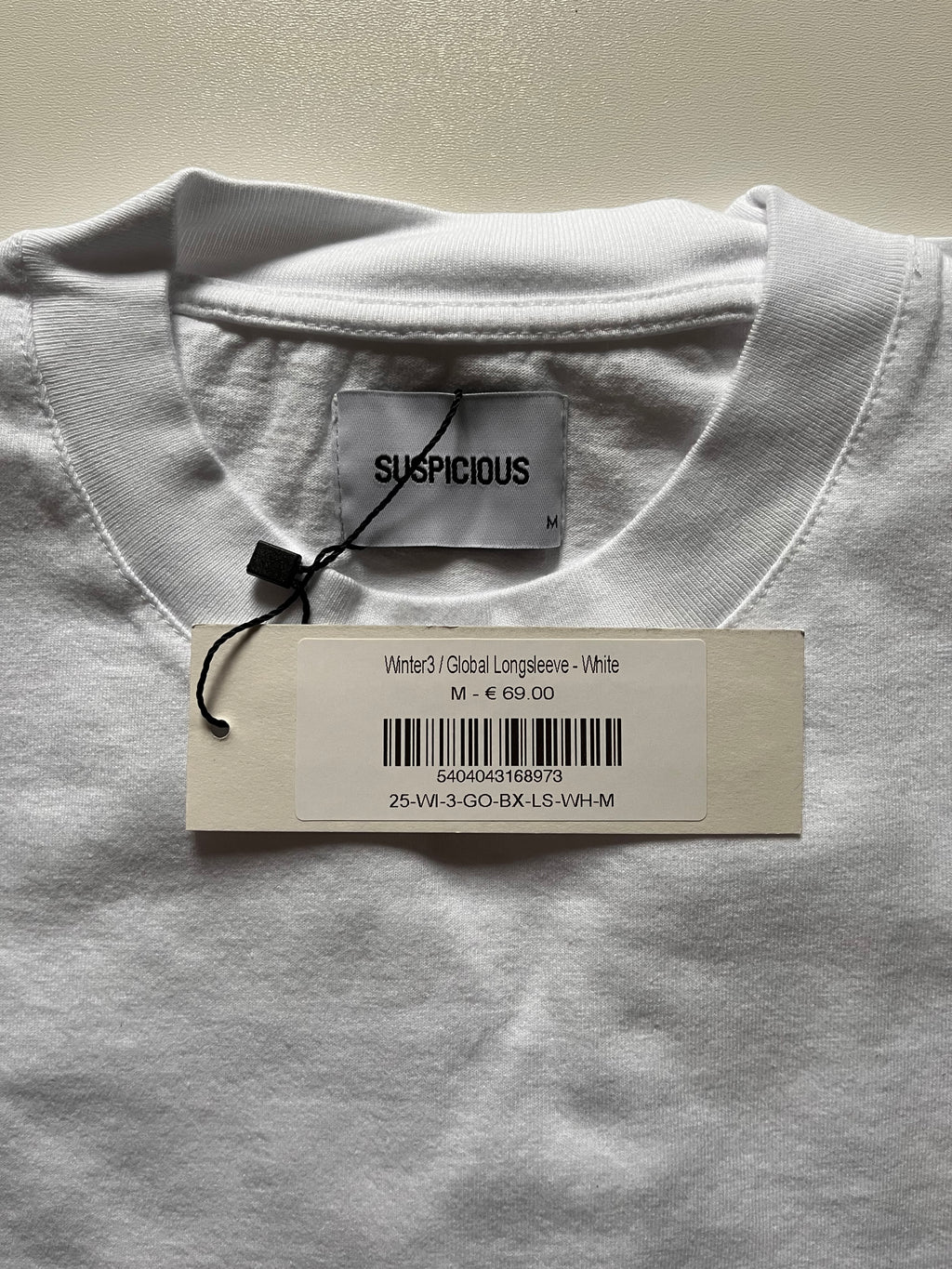 Suspicous Antwerp Global Longsleeve - White Size M