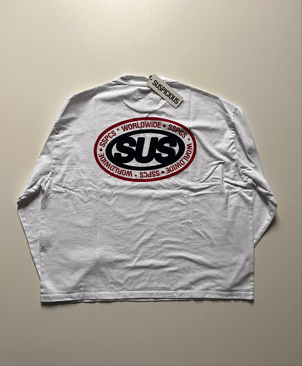 Suspicous Antwerp Global Longsleeve - White Size M
