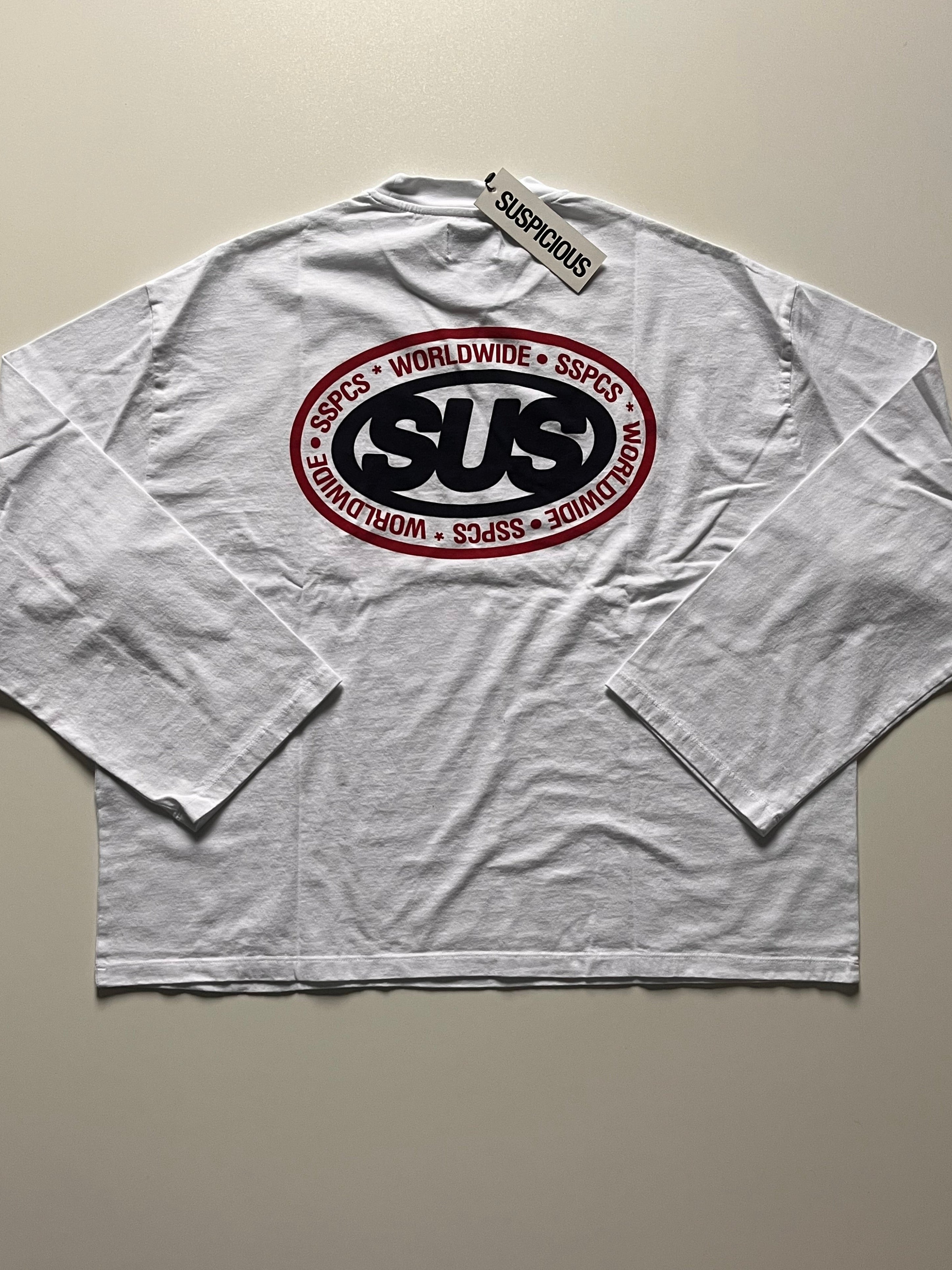 Suspicous Antwerp Global Longsleeve - White Size M
