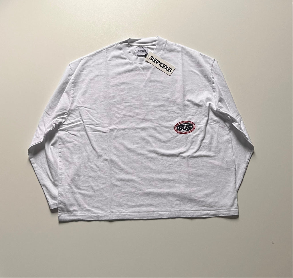 Suspicous Antwerp Global Longsleeve - White Size M